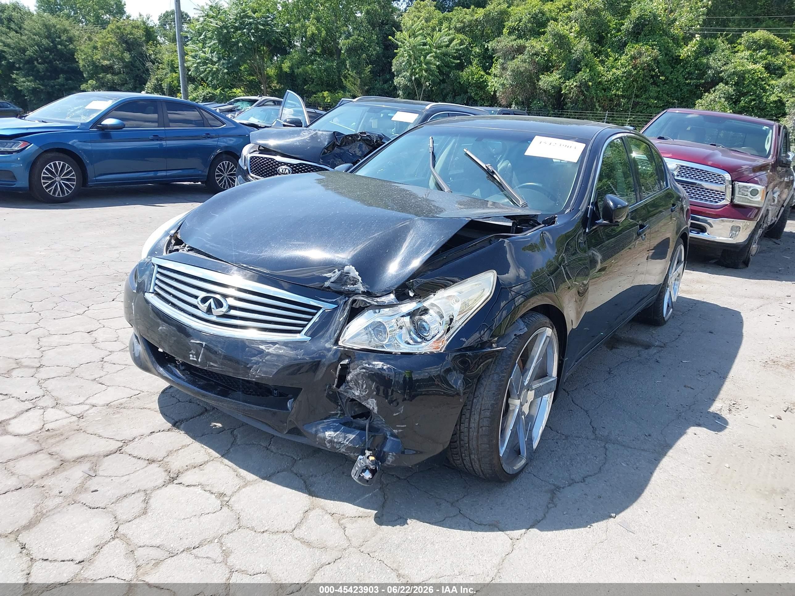 2013 Infiniti G37x   Black vin: JN1CV6AR3DM351372