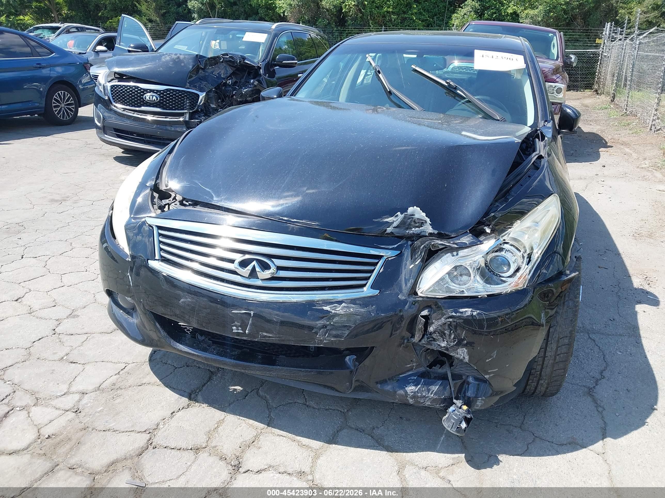 2013 Infiniti G37x   Black vin: JN1CV6AR3DM351372