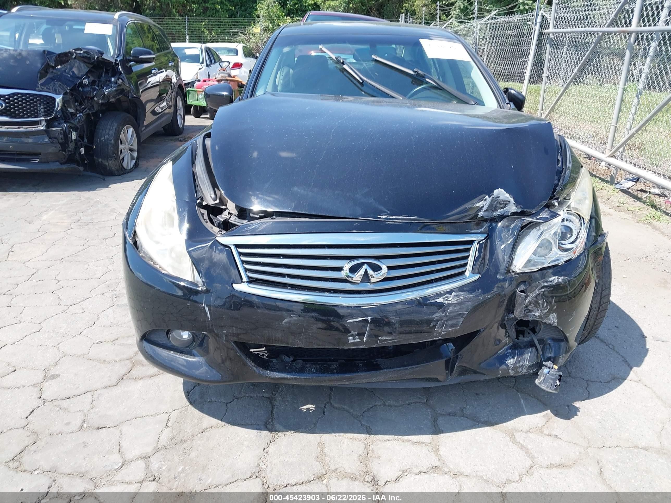 2013 Infiniti G37x   Black vin: JN1CV6AR3DM351372