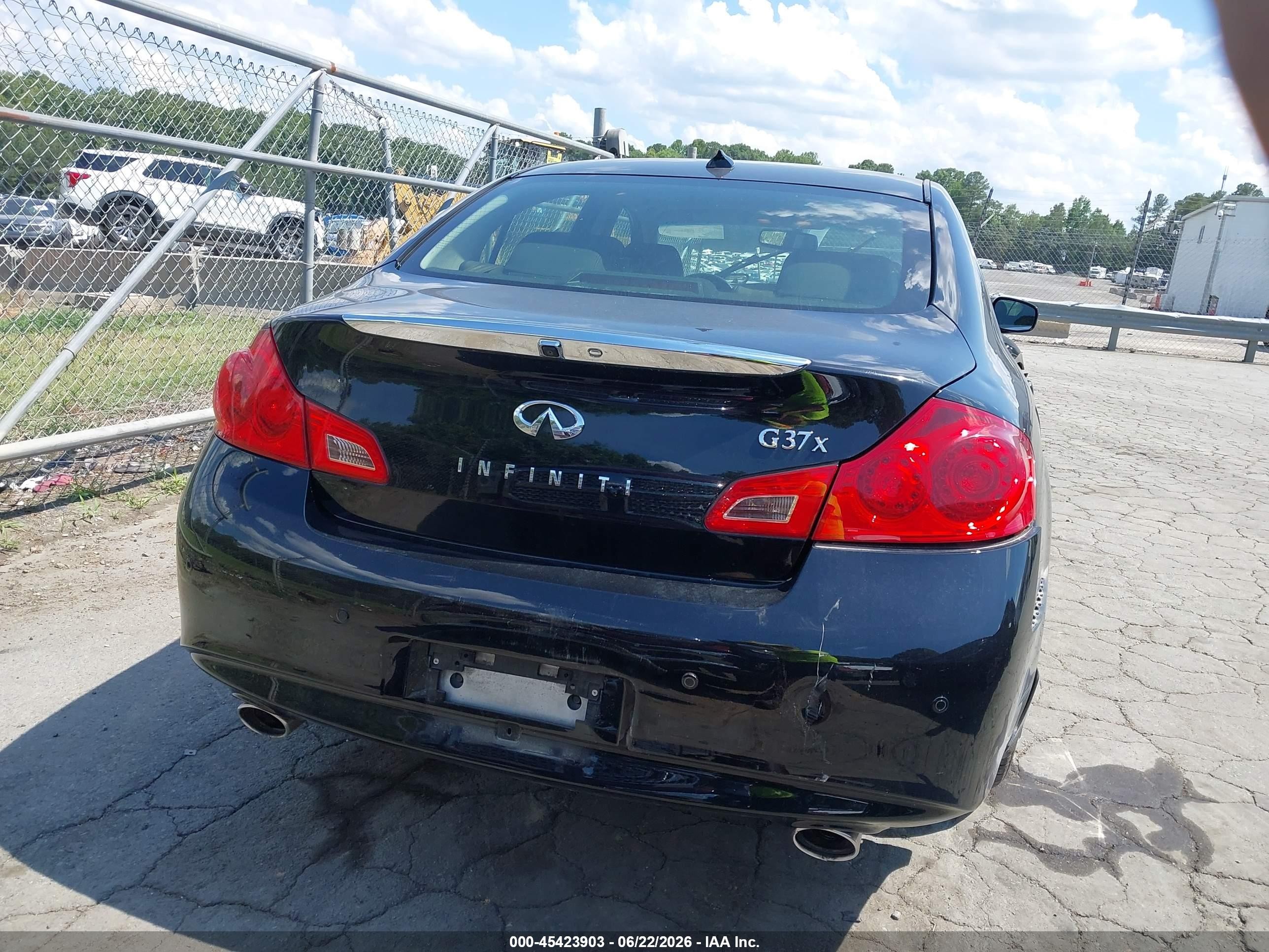 2013 Infiniti G37x   Black vin: JN1CV6AR3DM351372