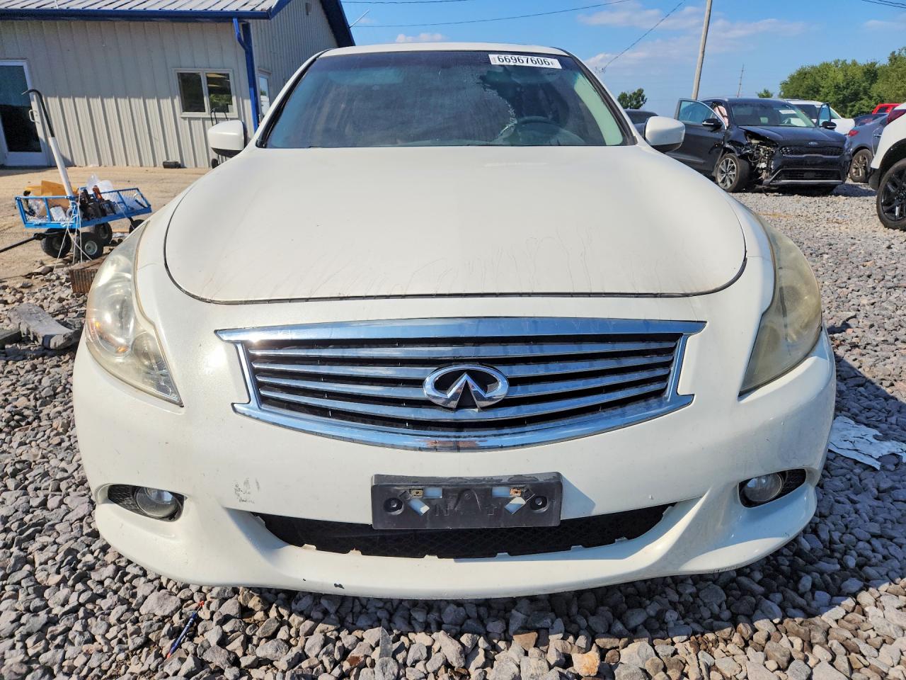 2013 Infiniti G37 Sedan X White vin: JN1CV6AR3DM353042
