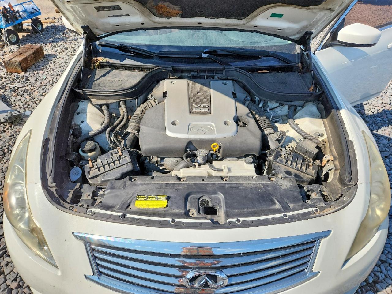 2013 Infiniti G37 Sedan X White vin: JN1CV6AR3DM353042