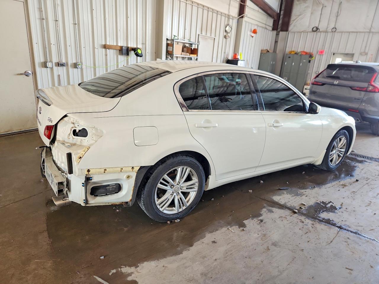 2013 Infiniti G37 Sedan X White vin: JN1CV6AR3DM354532