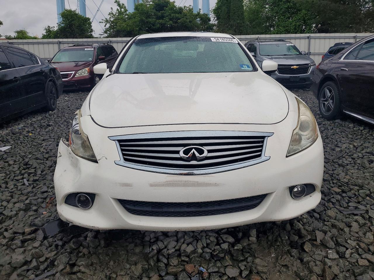 2013 Infiniti G37 Sedan X Белый vin: JN1CV6AR3DM356717