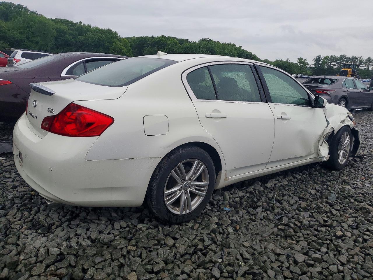 2013 Infiniti G37 Sedan X Белый vin: JN1CV6AR3DM356717