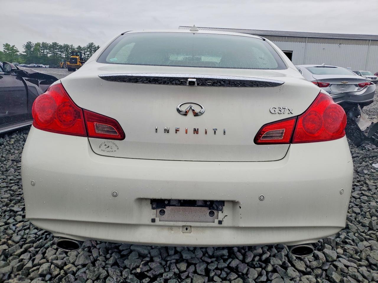 2013 Infiniti G37 Sedan X Белый vin: JN1CV6AR3DM356717