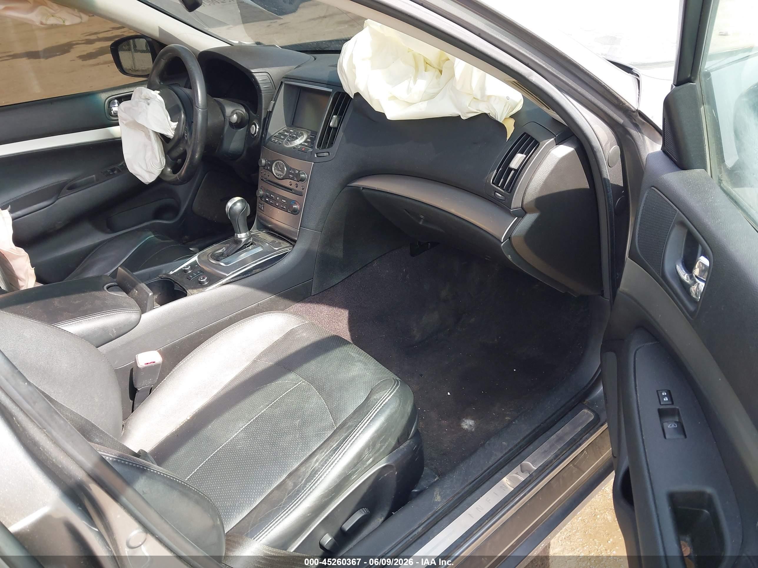 2013 Infiniti G37x   Gray vin: JN1CV6AR3DM357379