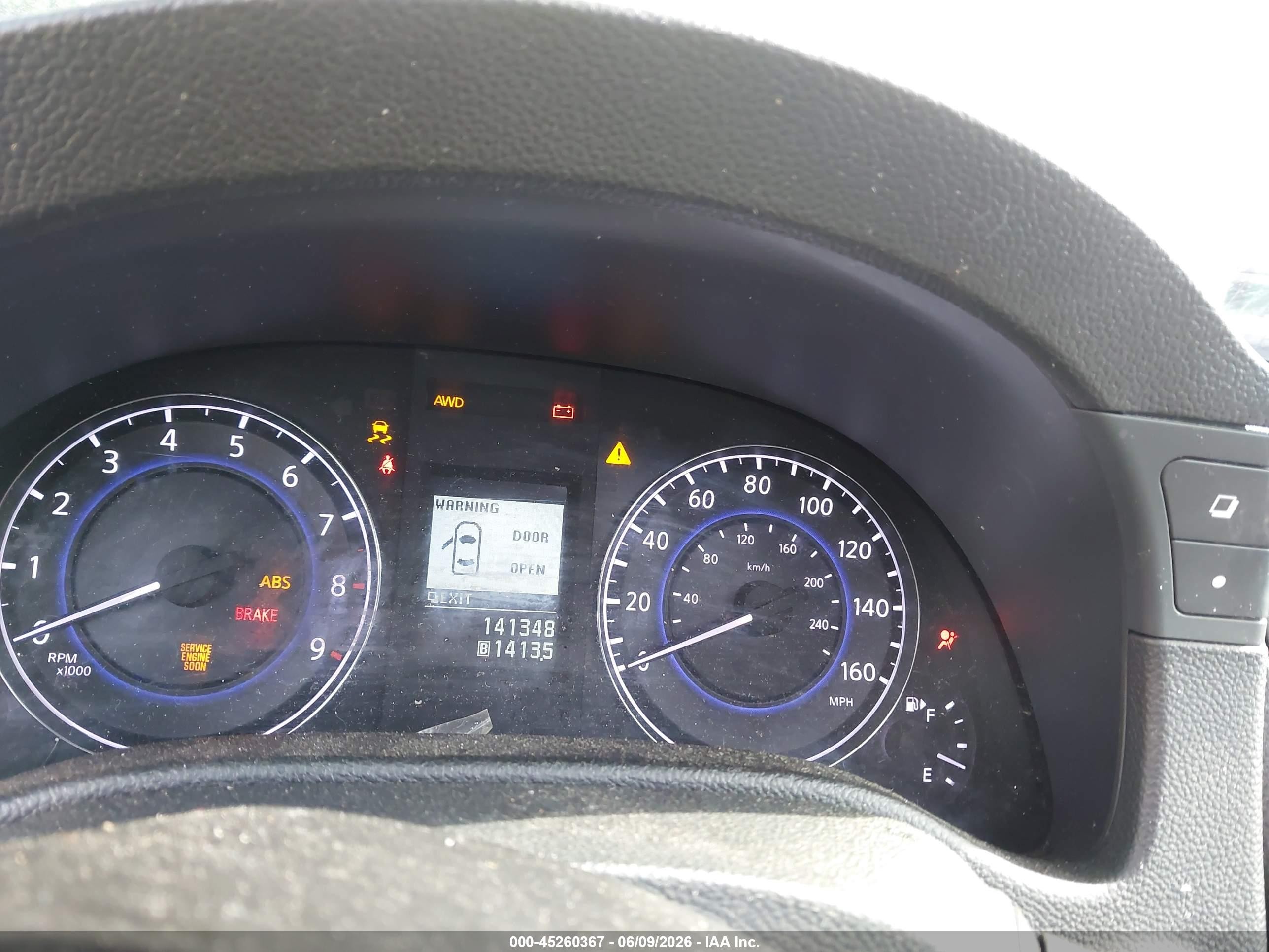 2013 Infiniti G37x   Gray vin: JN1CV6AR3DM357379