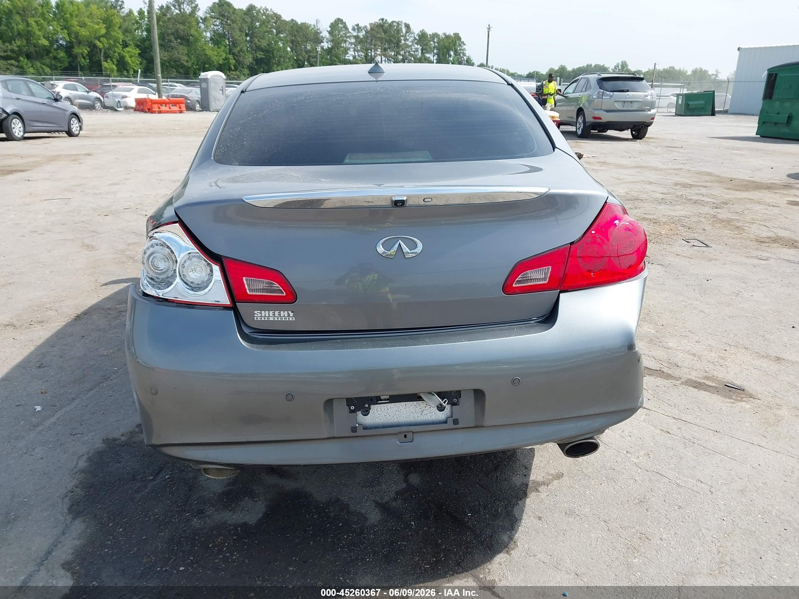 2013 Infiniti G37x   Gray vin: JN1CV6AR3DM357379