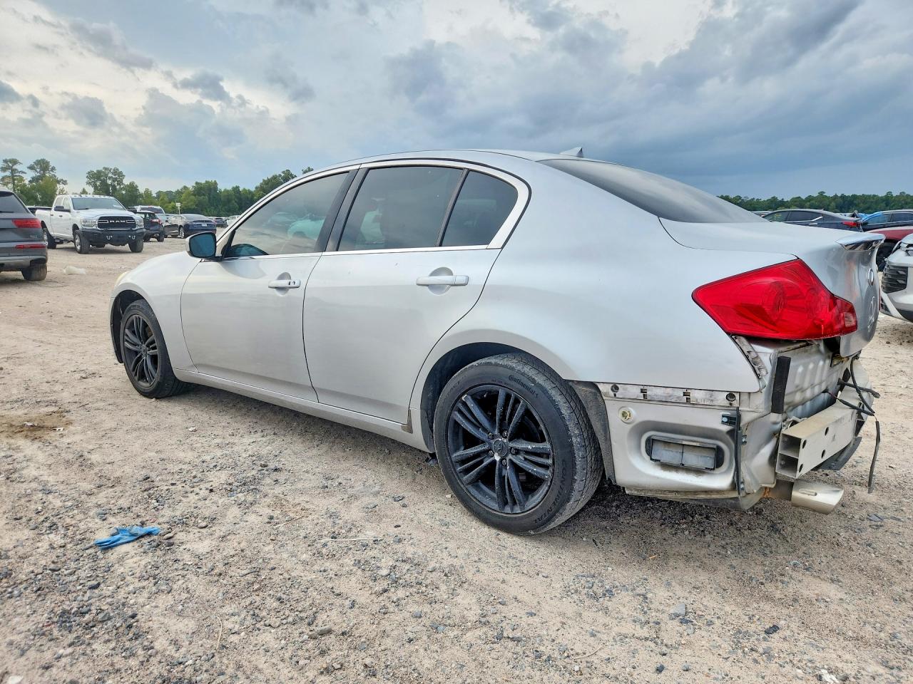 2013 Infiniti G37 Sedan X Silver vin: JN1CV6AR3DM751870