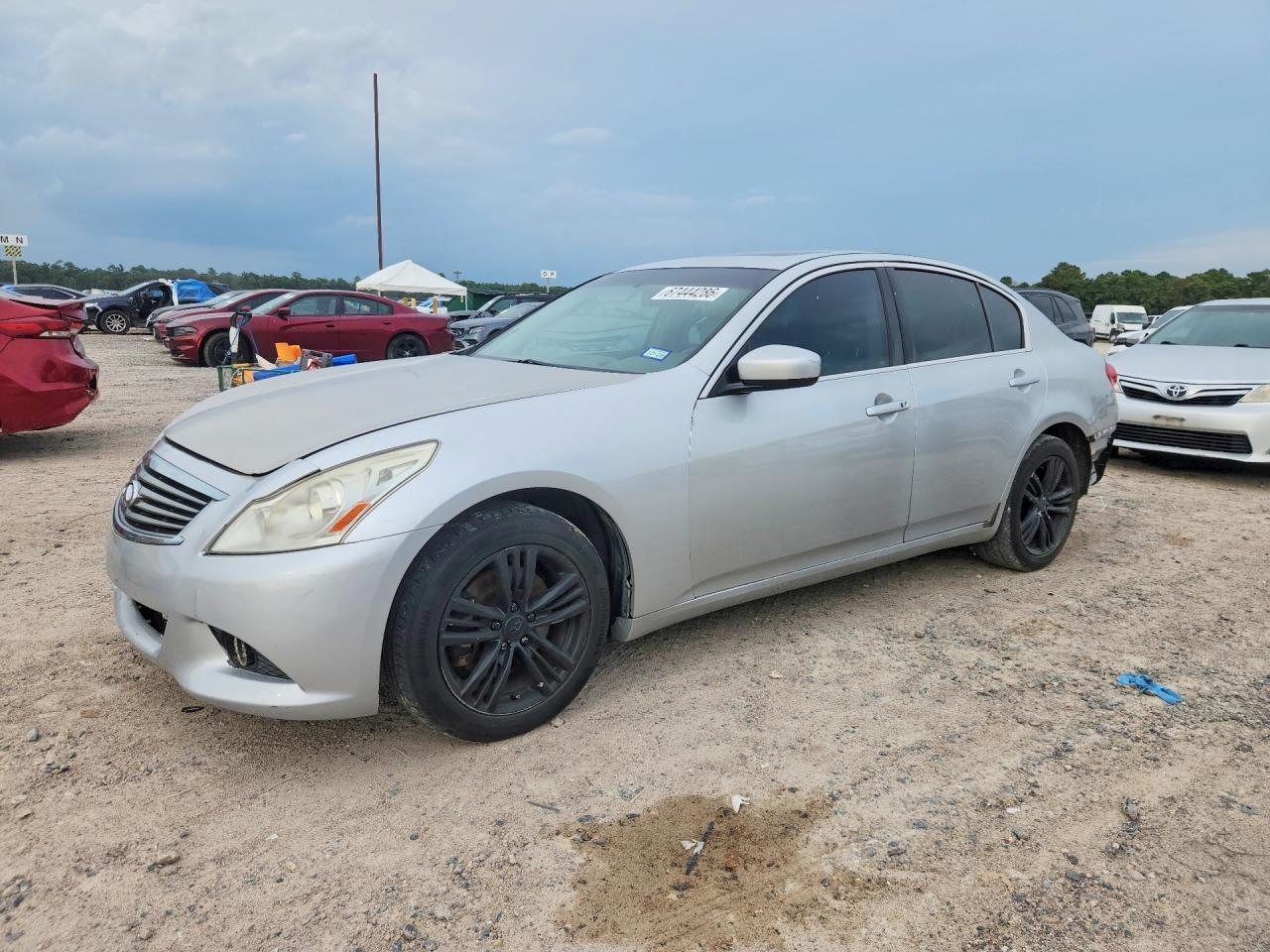 2013 Infiniti G37 Sedan X Silver vin: JN1CV6AR3DM751870