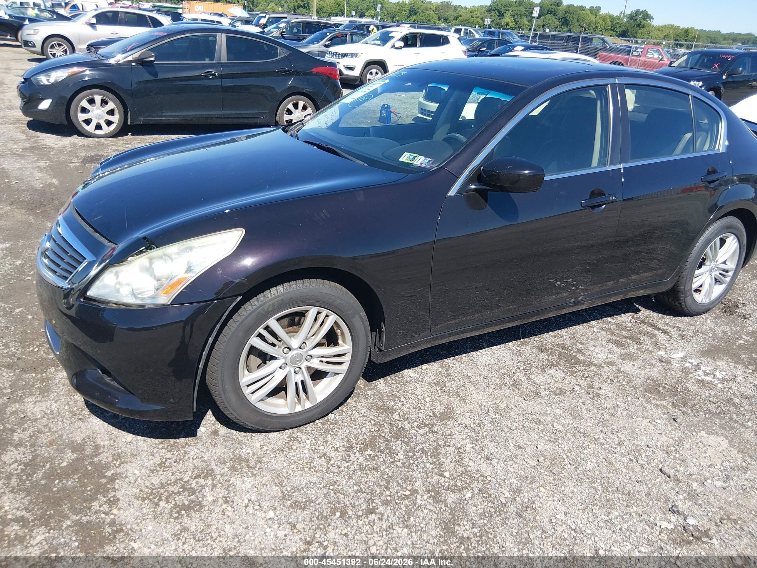 2013 Infiniti G37x   Black vin: JN1CV6AR3DM755143