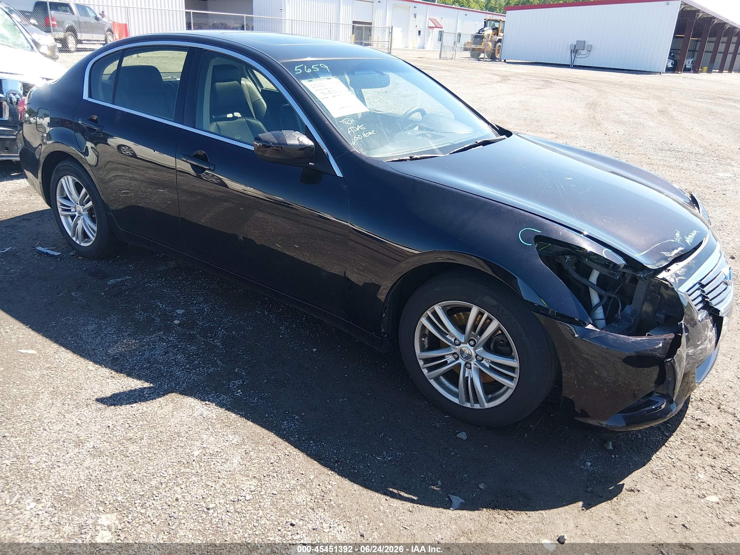 2013 Infiniti G37x   Black vin: JN1CV6AR3DM755143