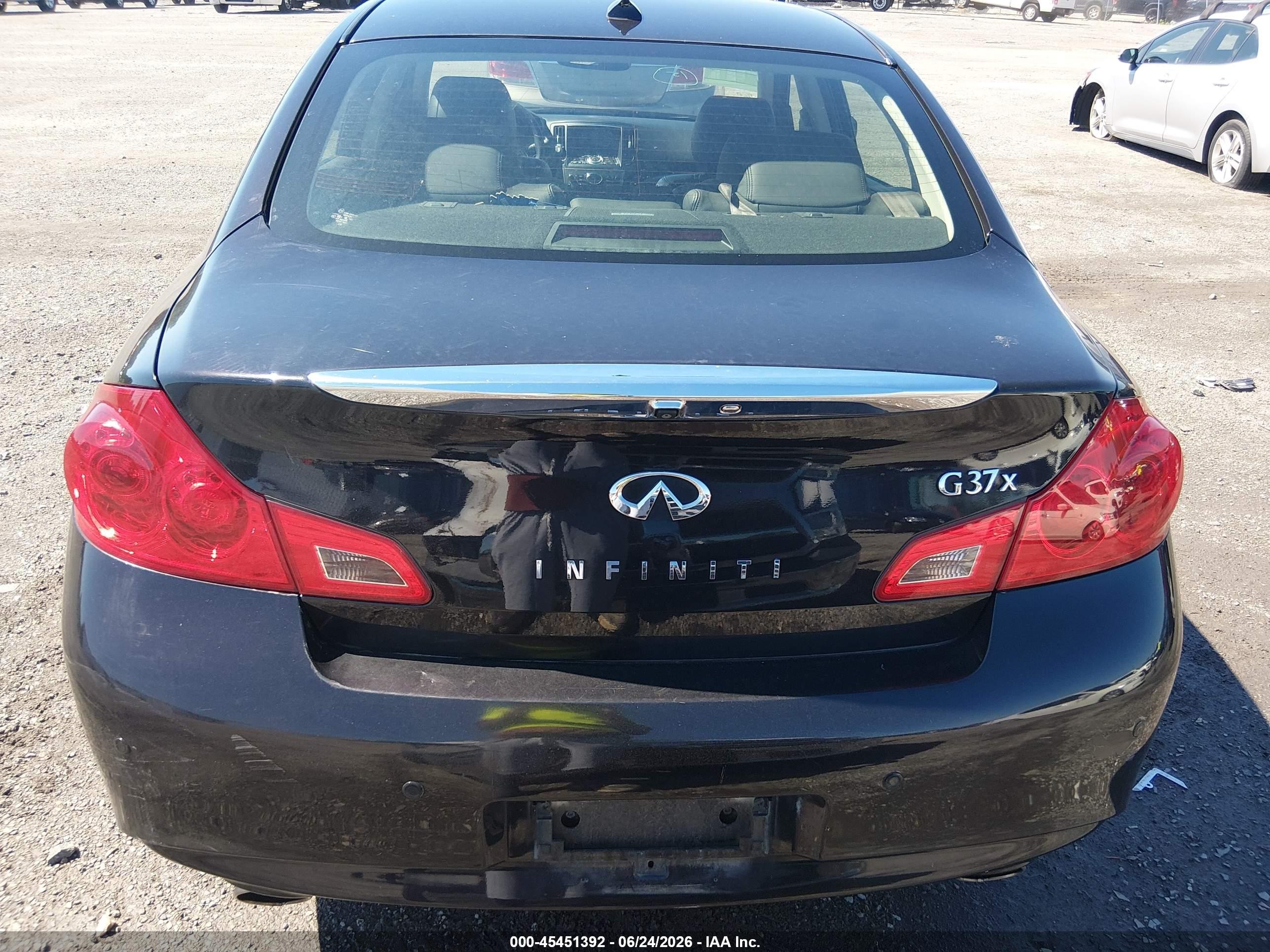 2013 Infiniti G37x   Black vin: JN1CV6AR3DM755143