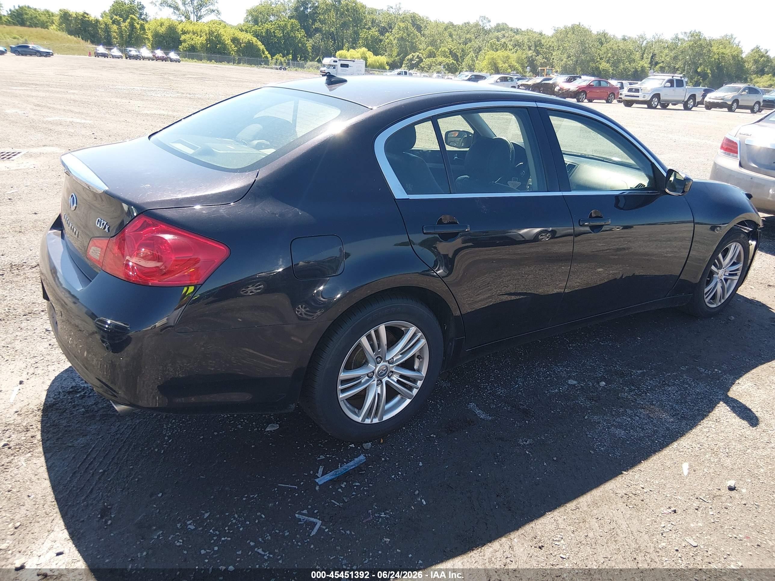 2013 Infiniti G37x   Black vin: JN1CV6AR3DM755143