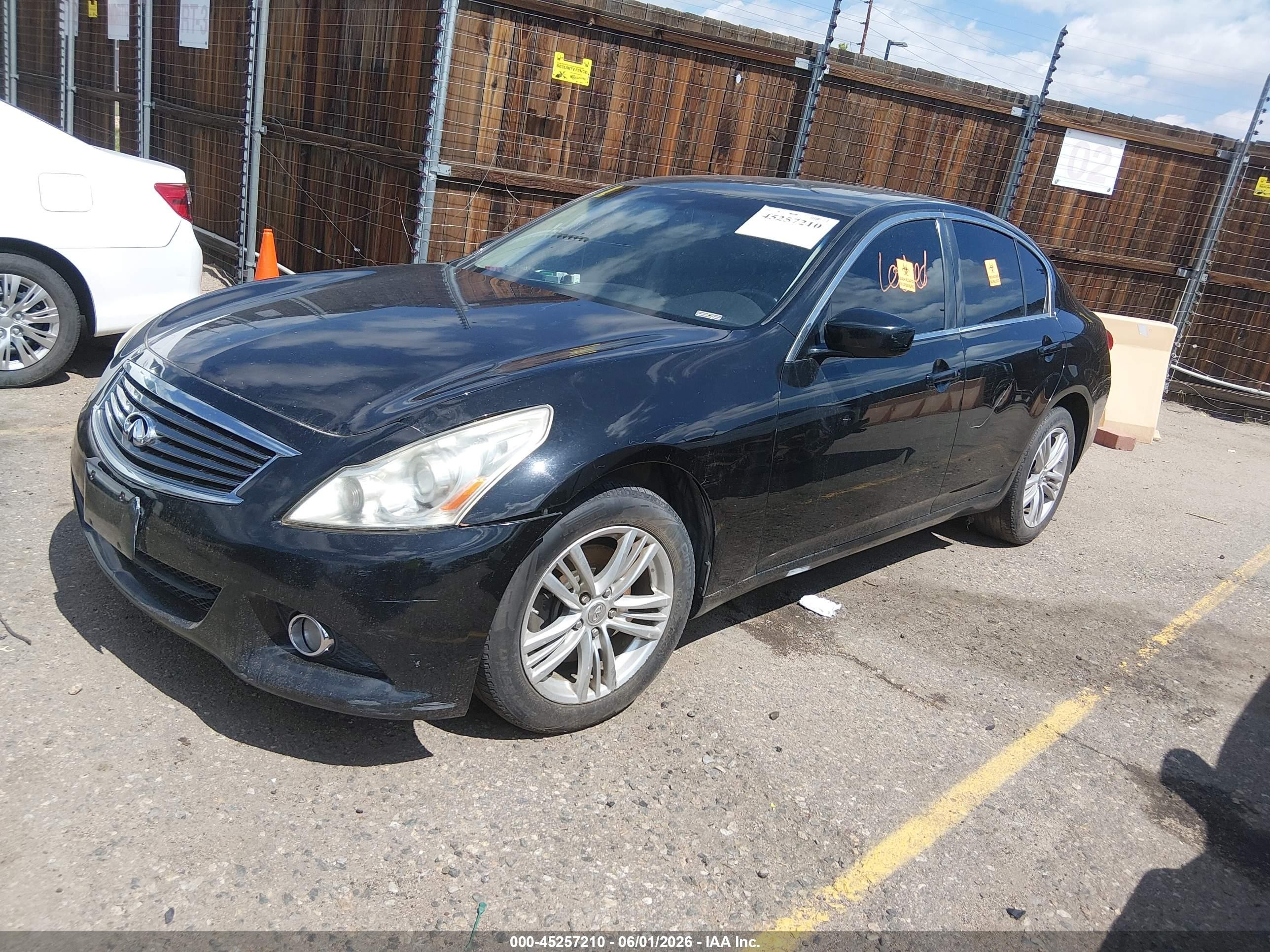 2013 Infiniti G37x   Black vin: JN1CV6AR3DM756048