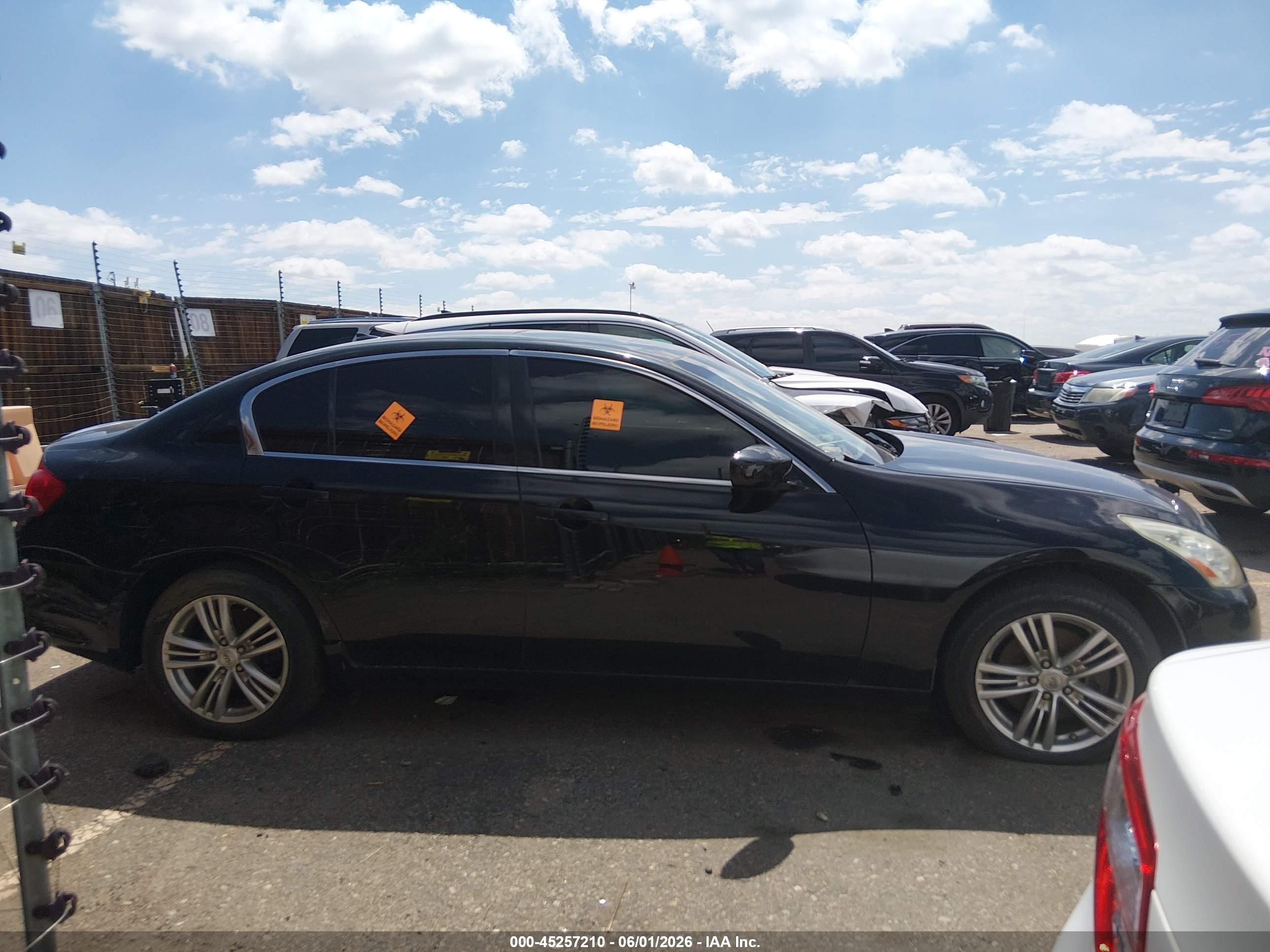 2013 Infiniti G37x   Black vin: JN1CV6AR3DM756048