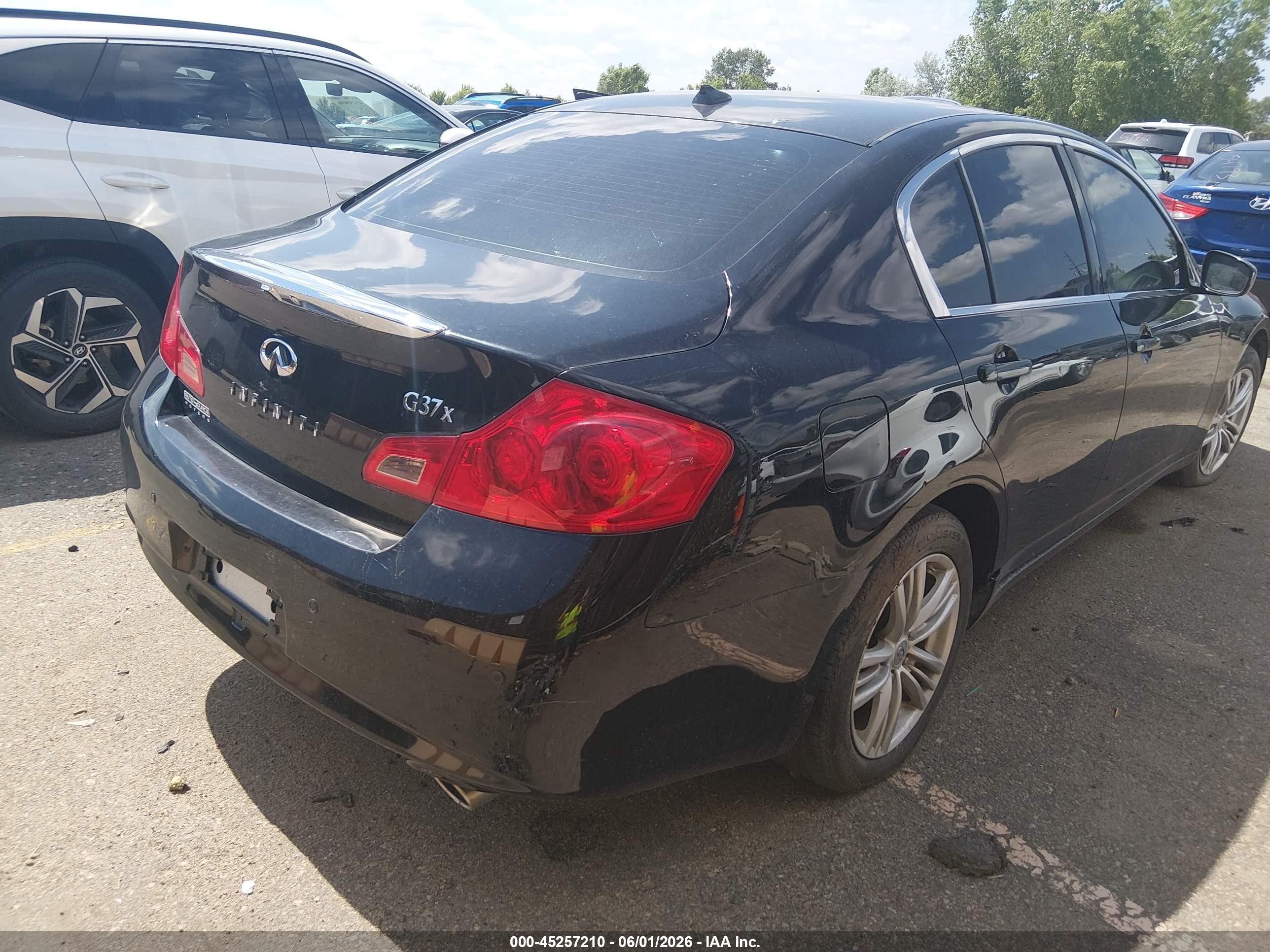 2013 Infiniti G37x   Black vin: JN1CV6AR3DM756048