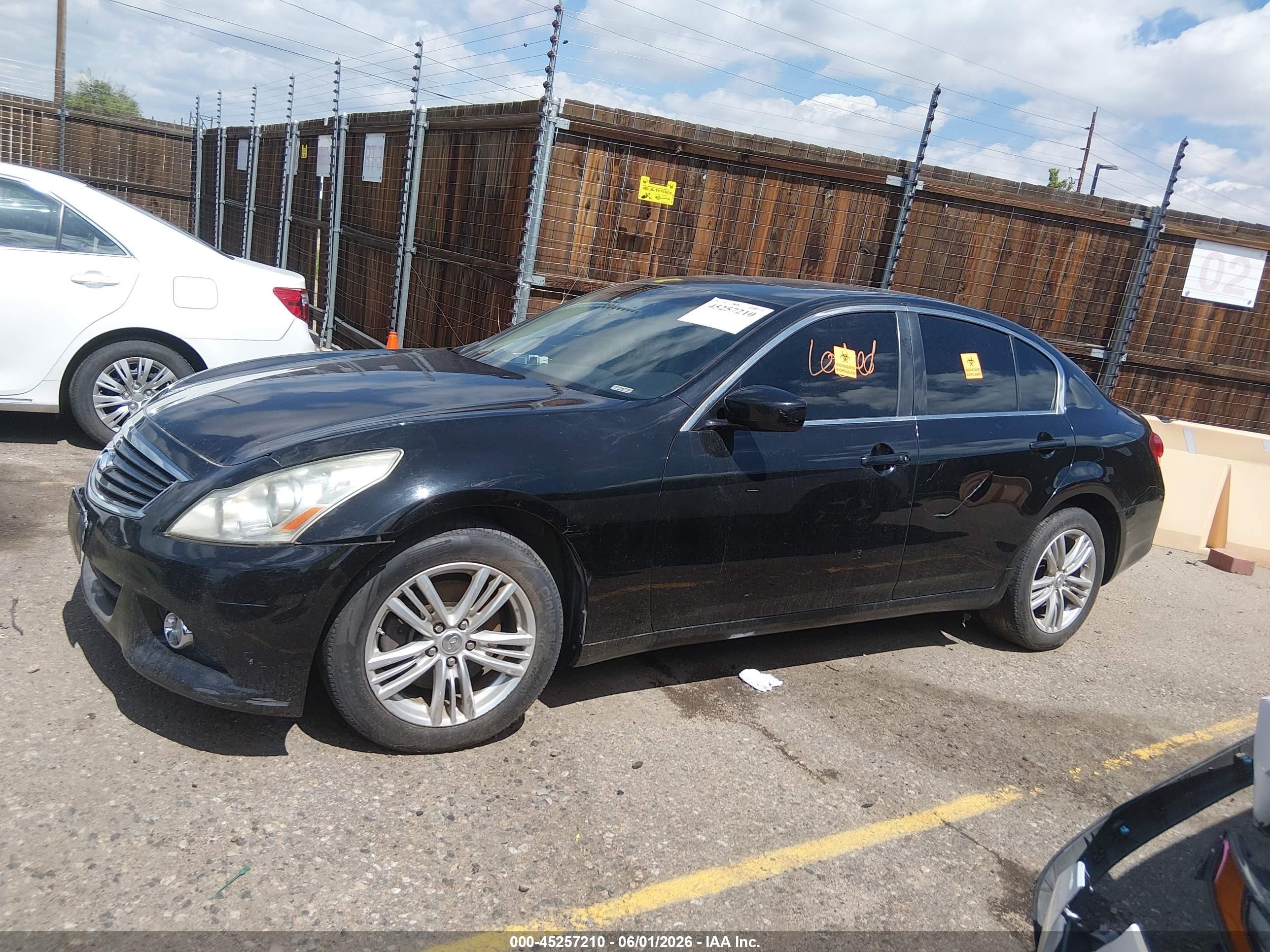 2013 Infiniti G37x   Black vin: JN1CV6AR3DM756048