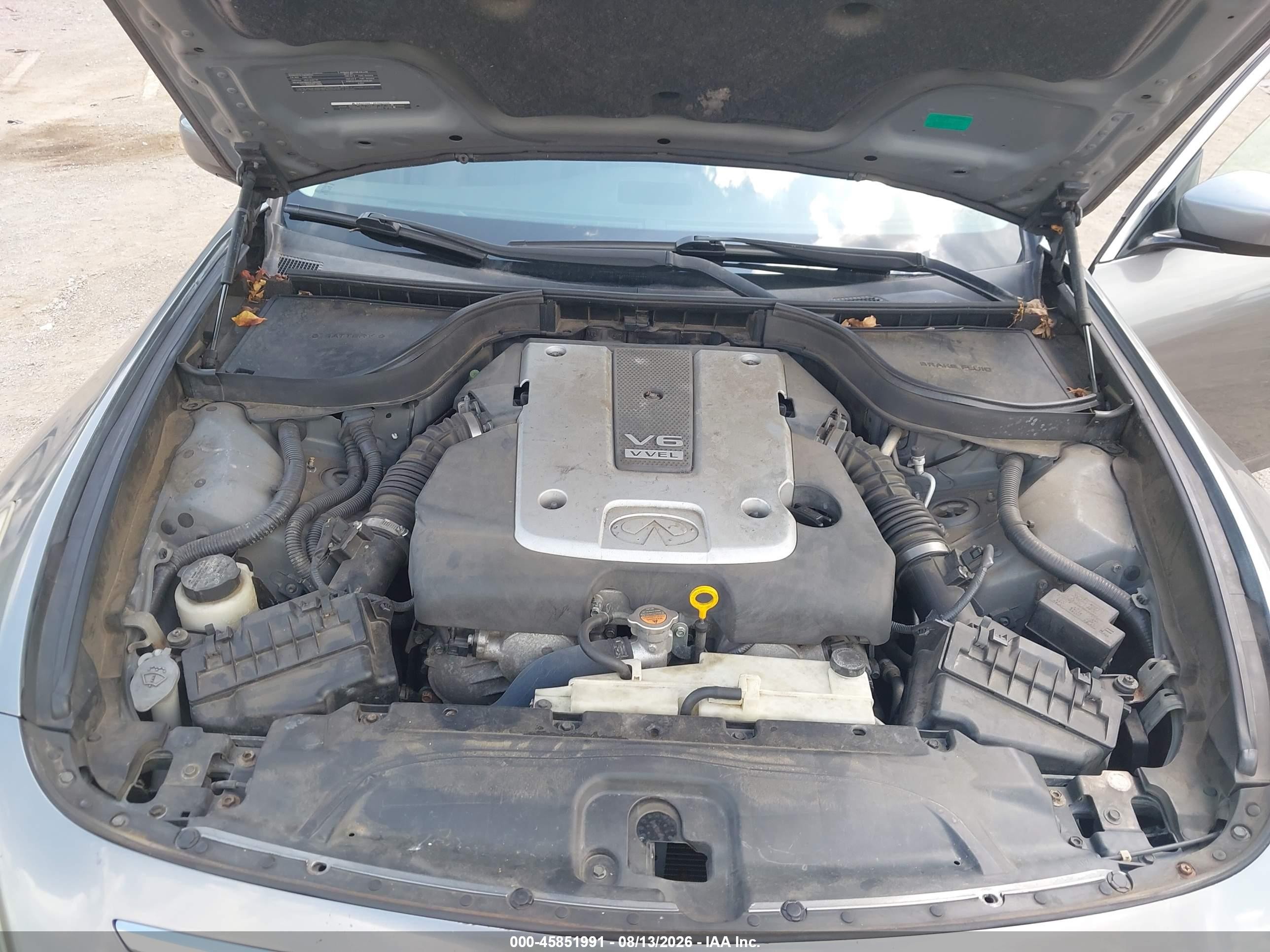 2013 Infiniti G37x   Gray vin: JN1CV6AR3DM756373
