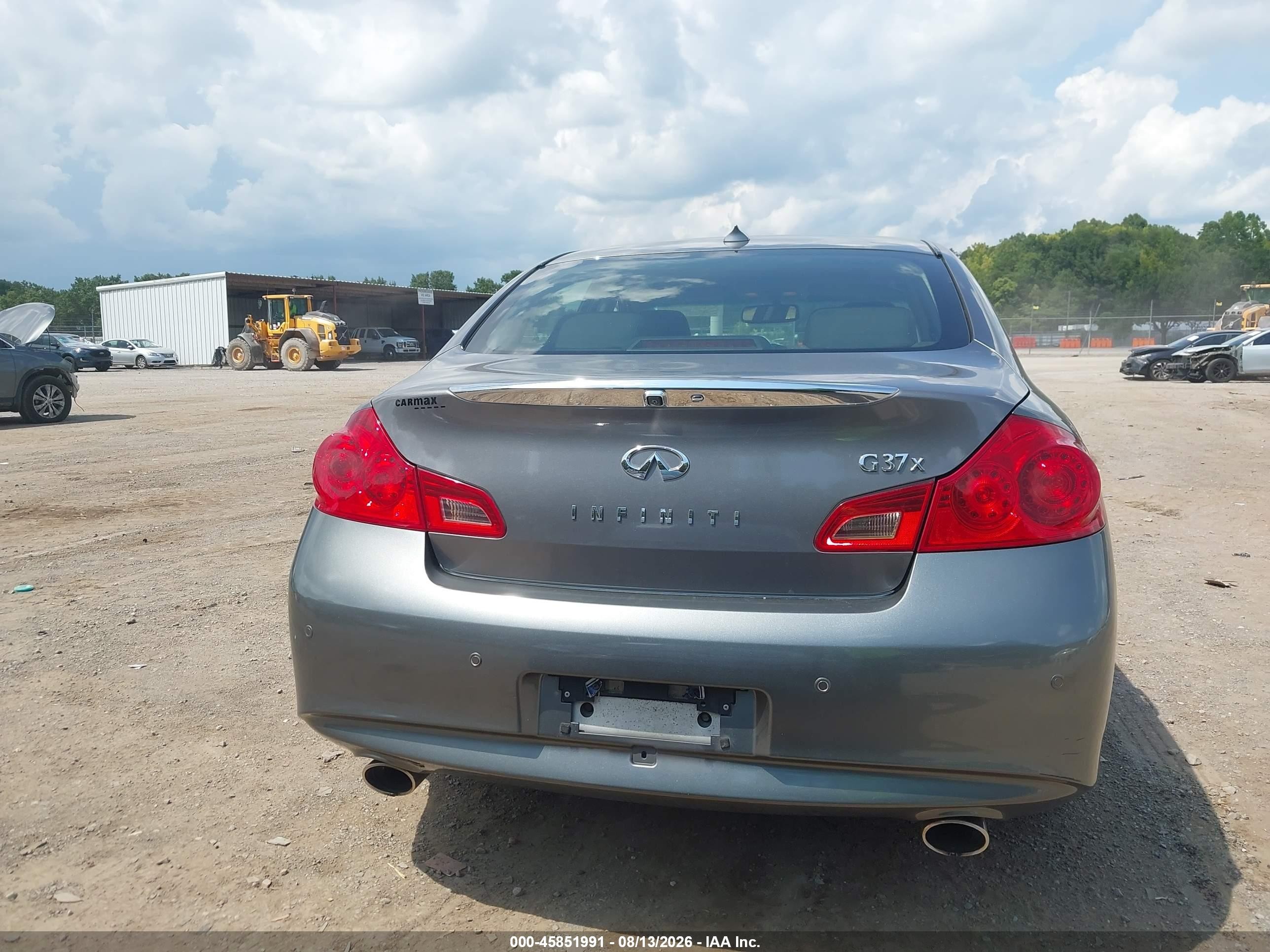 2013 Infiniti G37x   Gray vin: JN1CV6AR3DM756373