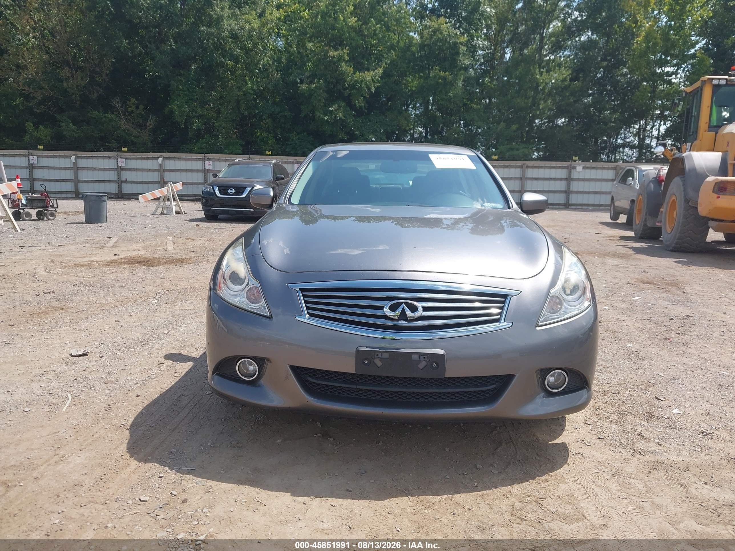 2013 Infiniti G37x   Gray vin: JN1CV6AR3DM756373