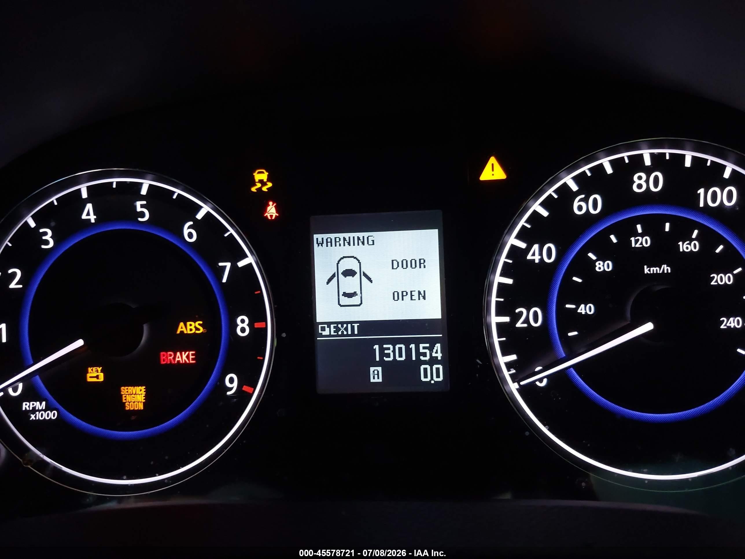 2013 Infiniti G37x   White vin: JN1CV6AR3DM767745
