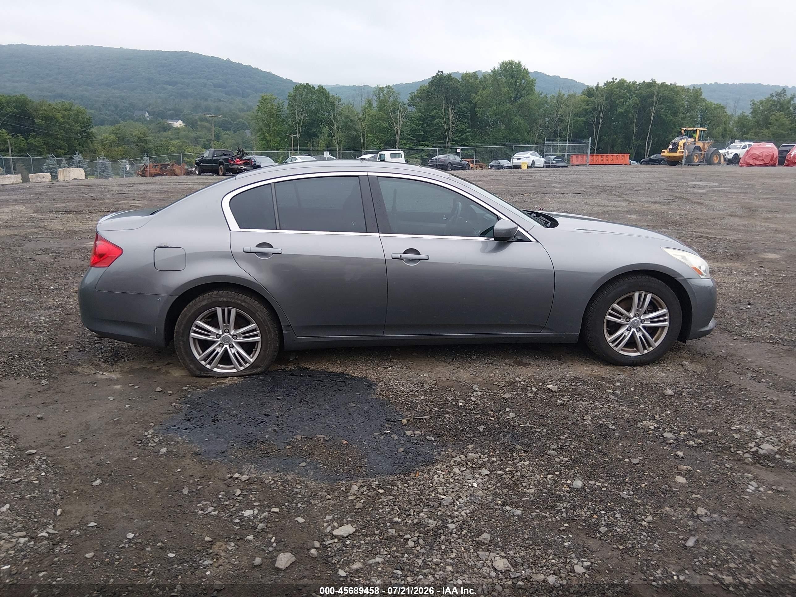 2013 Infiniti G37x Gray vin: JN1CV6AR3DM769785