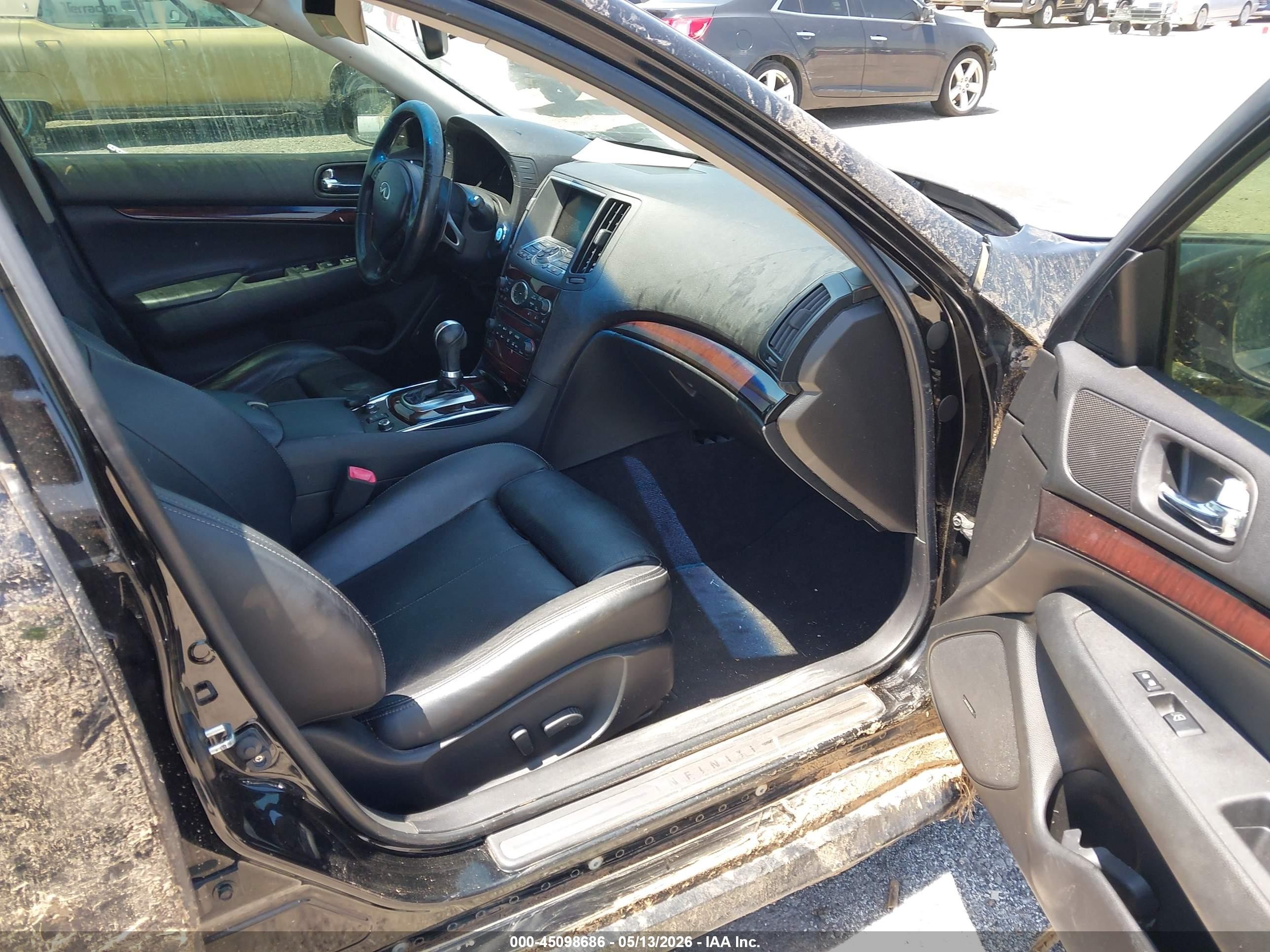 2010 Infiniti G37x   Черный vin: JN1CV6AR4AM252247