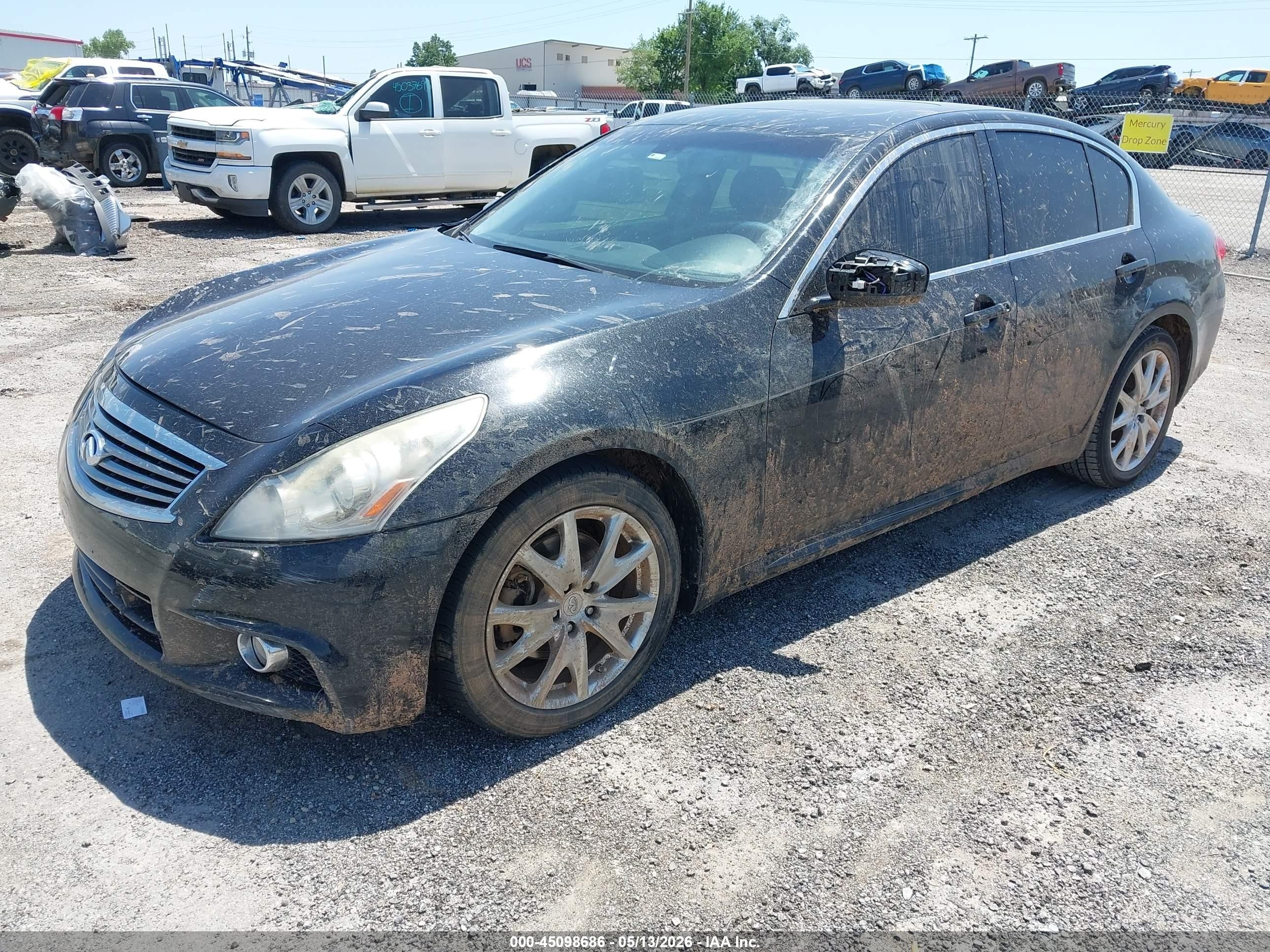 2010 Infiniti G37x   Черный vin: JN1CV6AR4AM252247