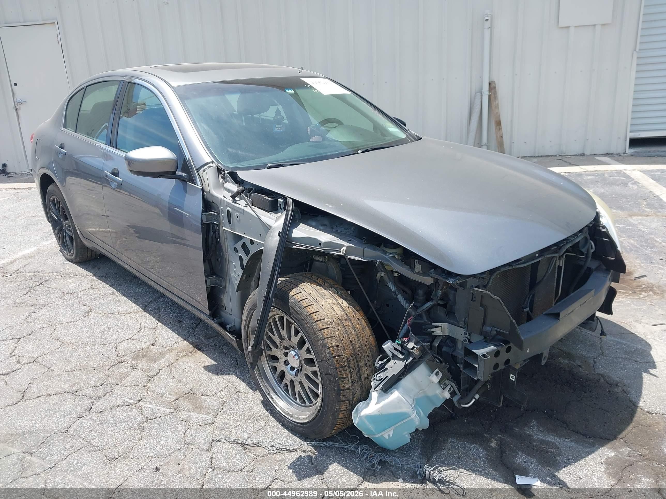 2010 Infiniti G37x   Gray vin: JN1CV6AR4AM454537