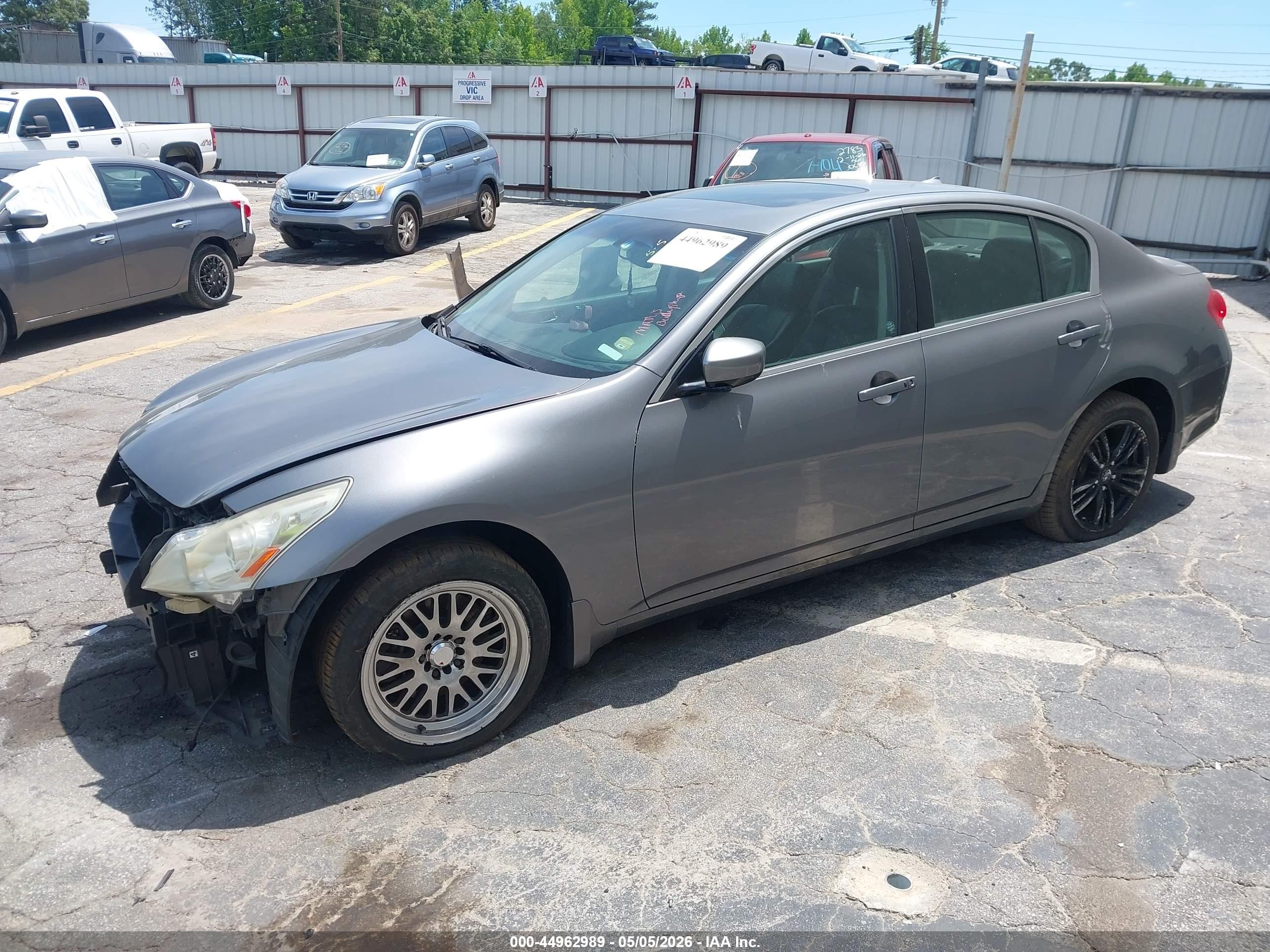 2010 Infiniti G37x   Gray vin: JN1CV6AR4AM454537