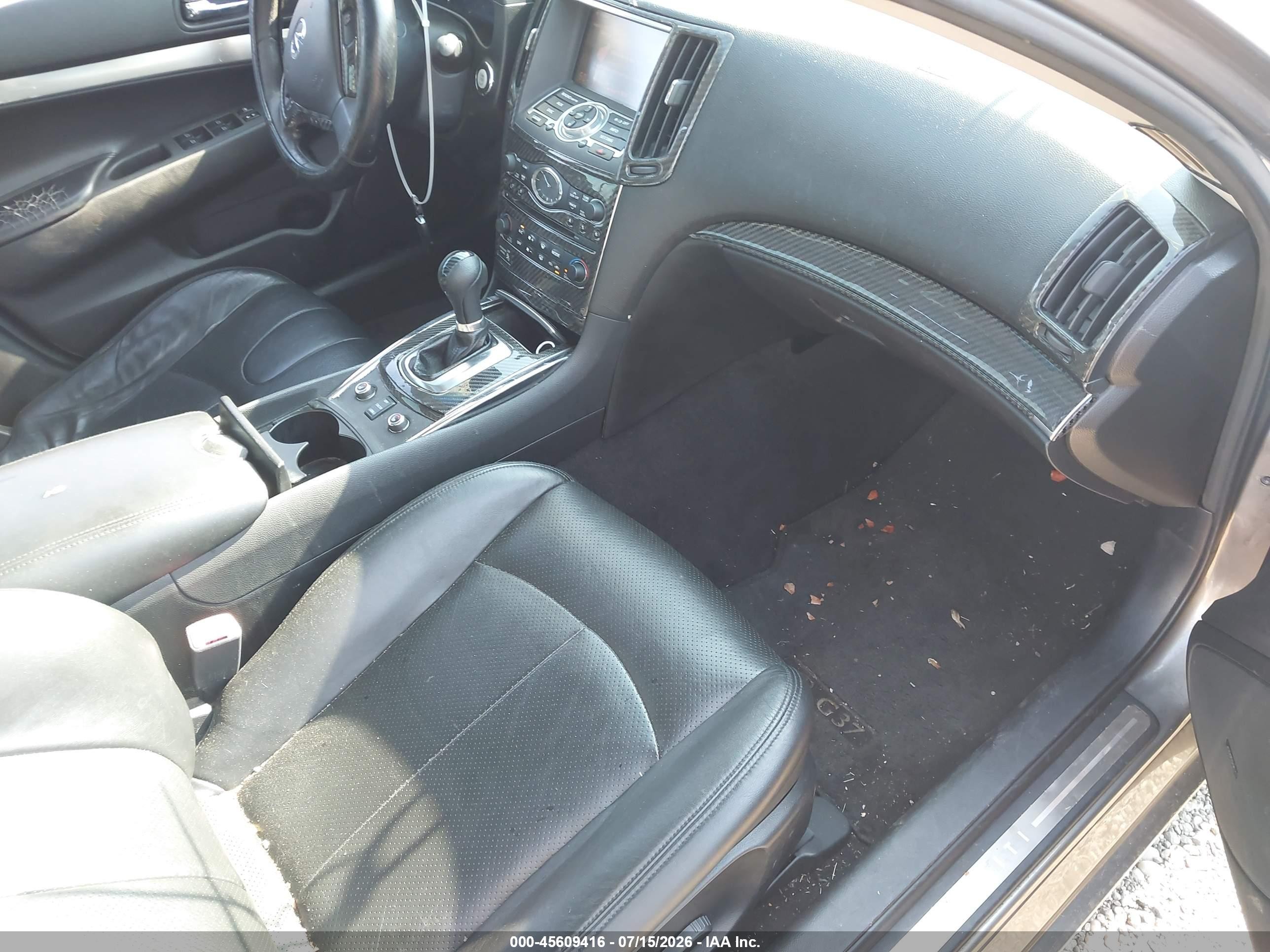 2010 Infiniti G37x   Серый vin: JN1CV6AR4AM459690