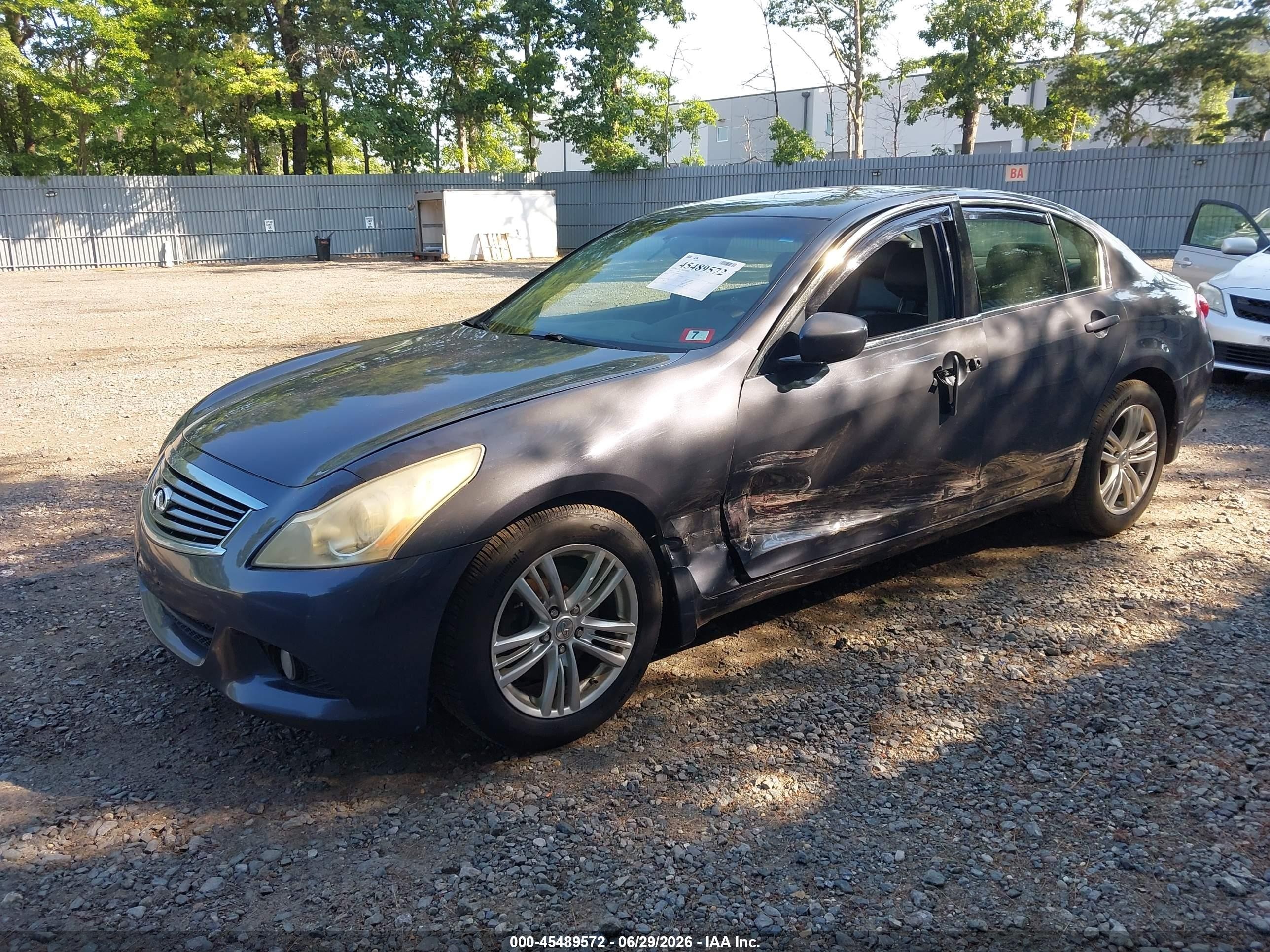 2011 Infiniti G37x   Gray vin: JN1CV6AR4BM356349