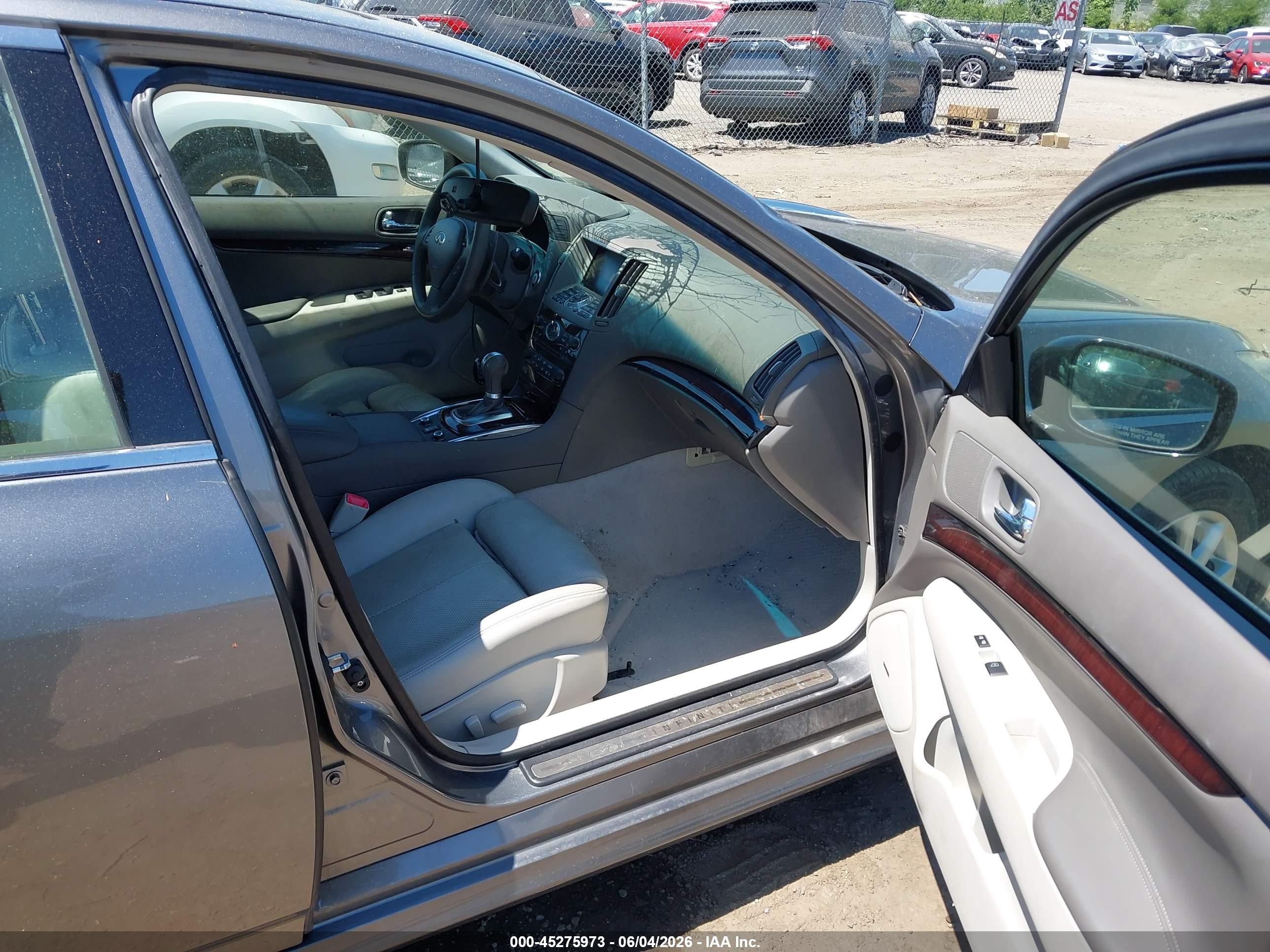 2011 Infiniti G37x   Gray vin: JN1CV6AR4BM401337