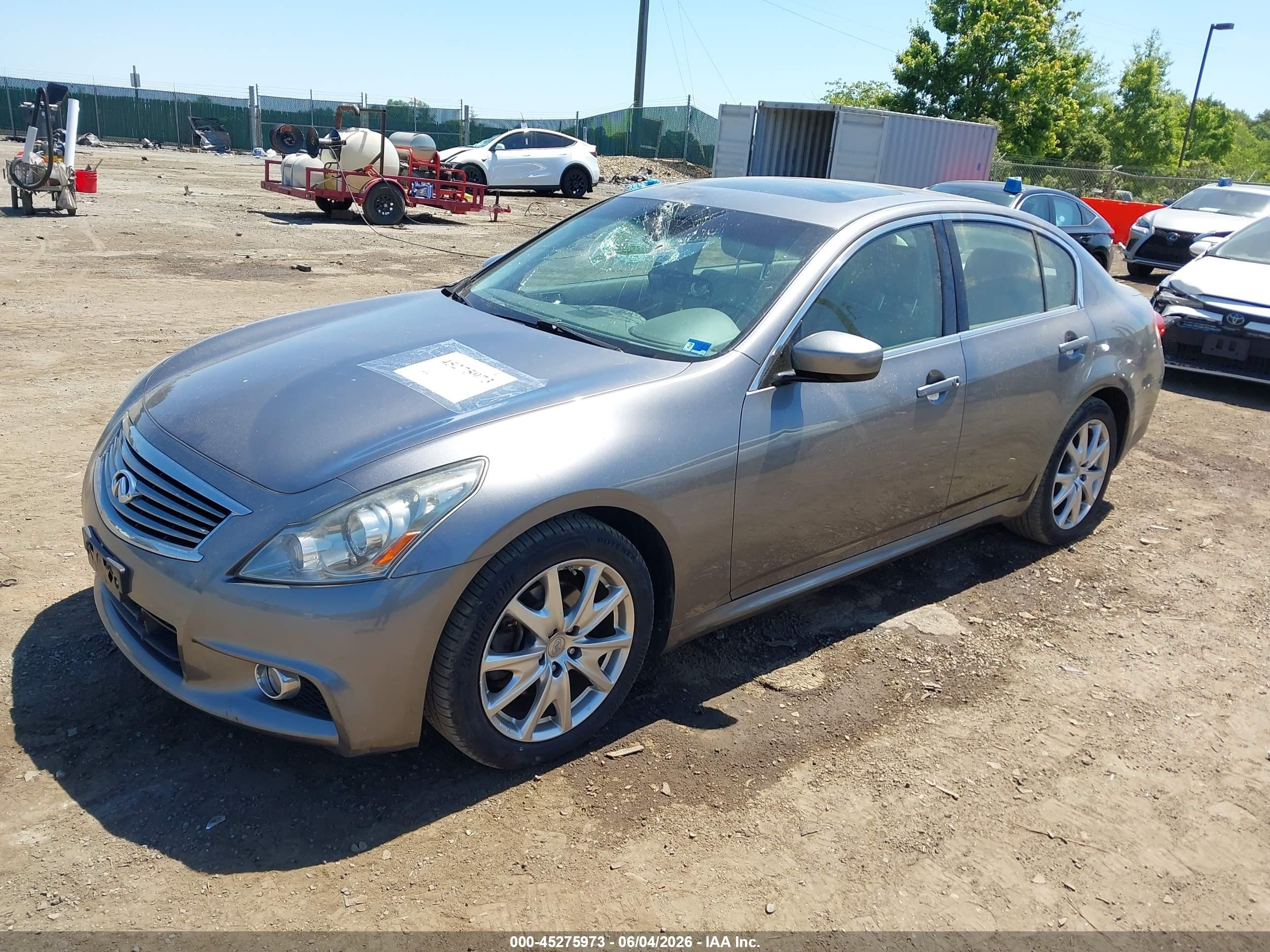2011 Infiniti G37x   Gray vin: JN1CV6AR4BM401337