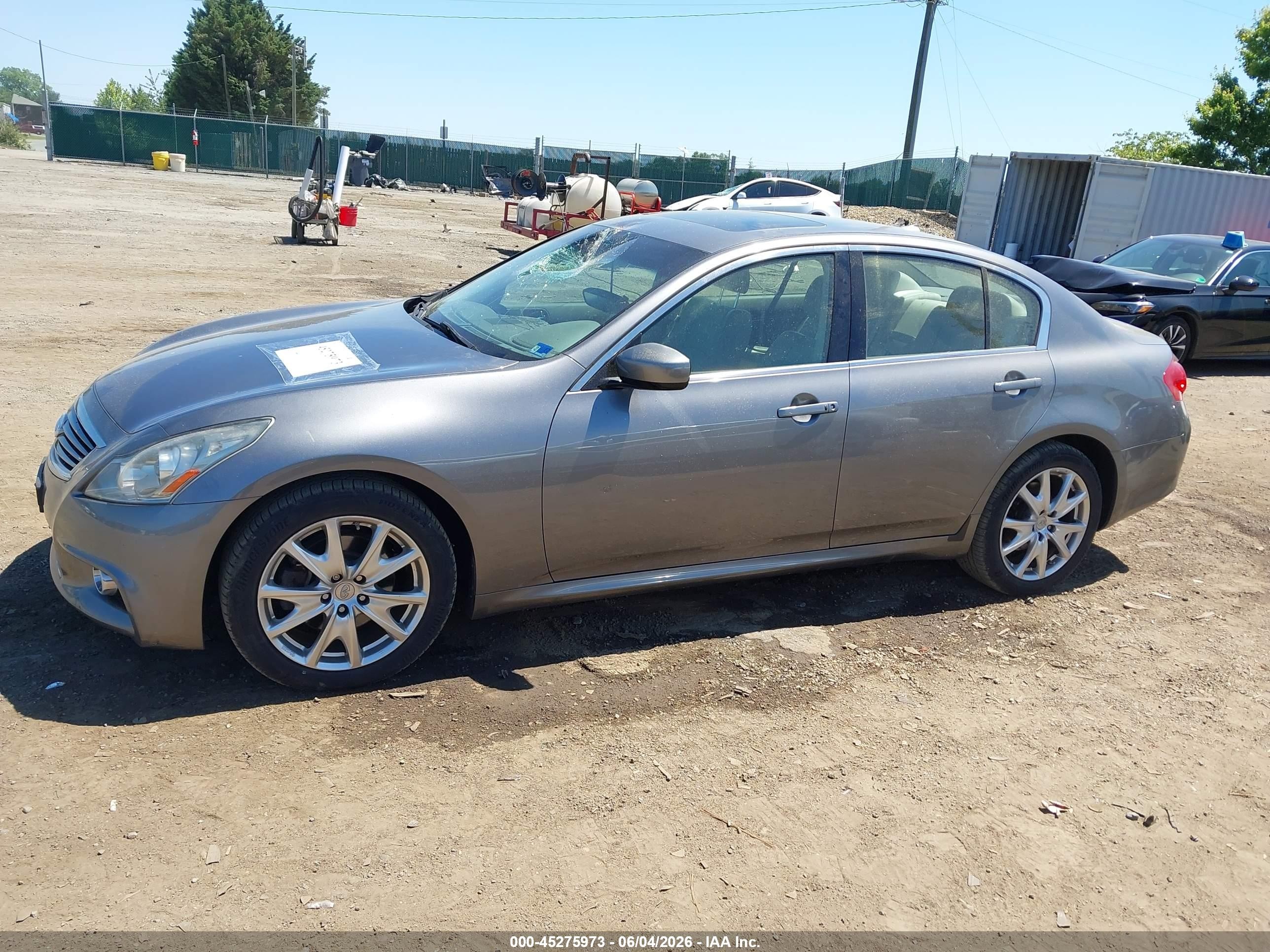 2011 Infiniti G37x   Gray vin: JN1CV6AR4BM401337
