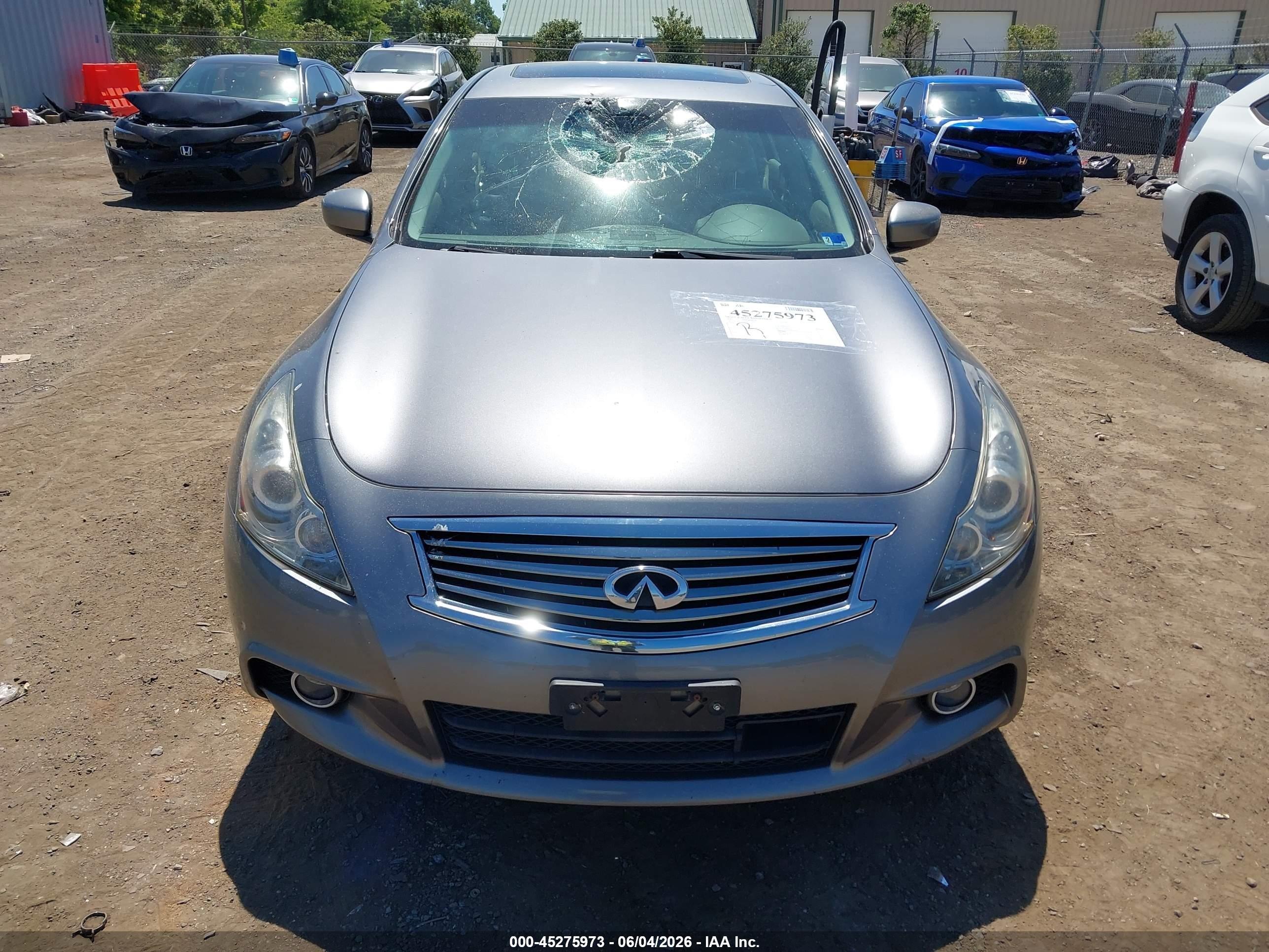 2011 Infiniti G37x   Gray vin: JN1CV6AR4BM401337