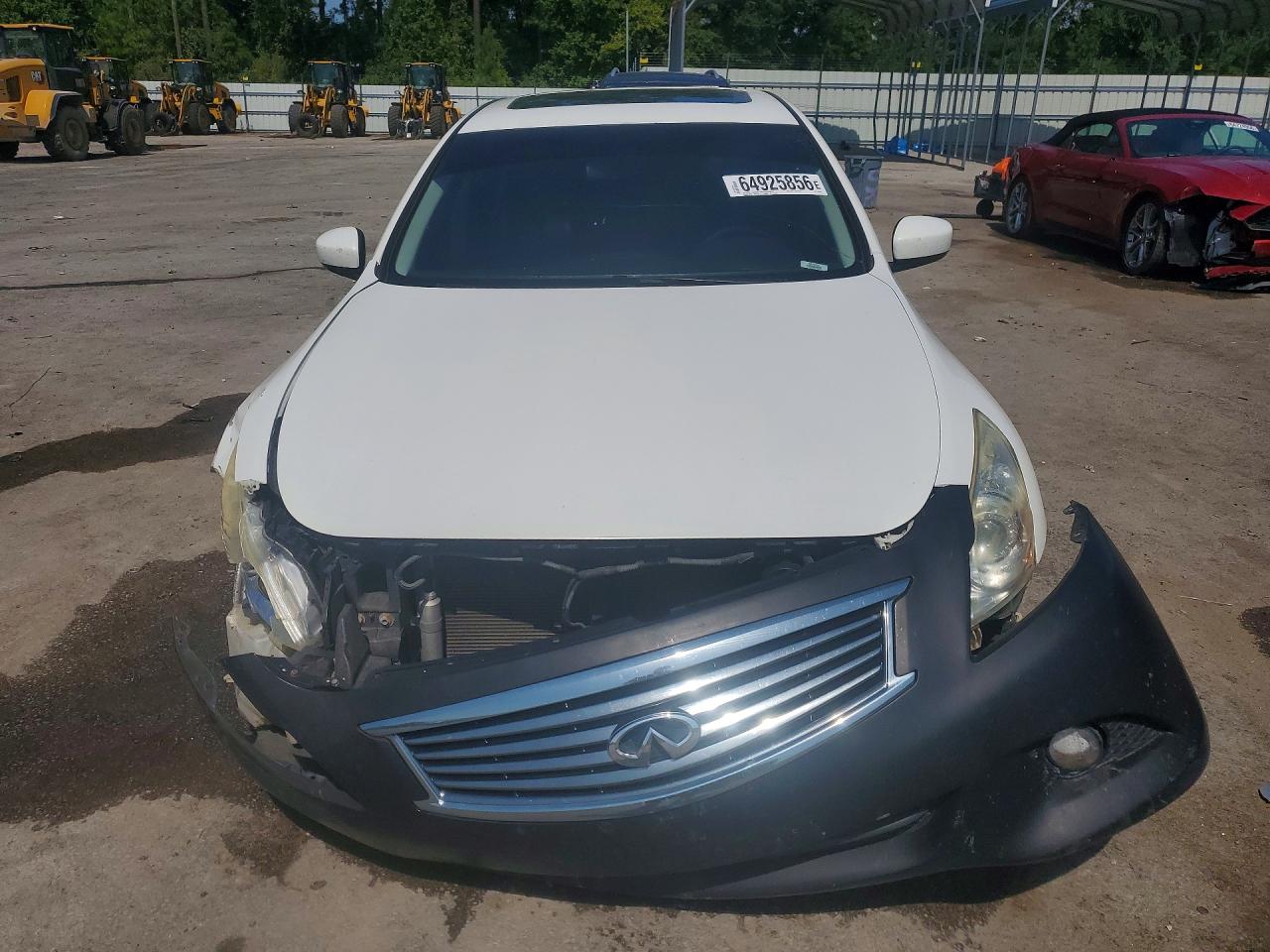 2012 Infiniti G37 Sedan X White vin: JN1CV6AR4CM674005