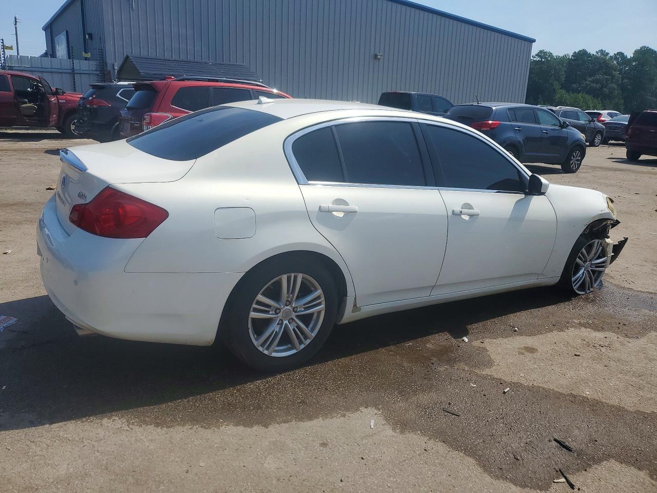 2012 Infiniti G37 Sedan X White vin: JN1CV6AR4CM674005