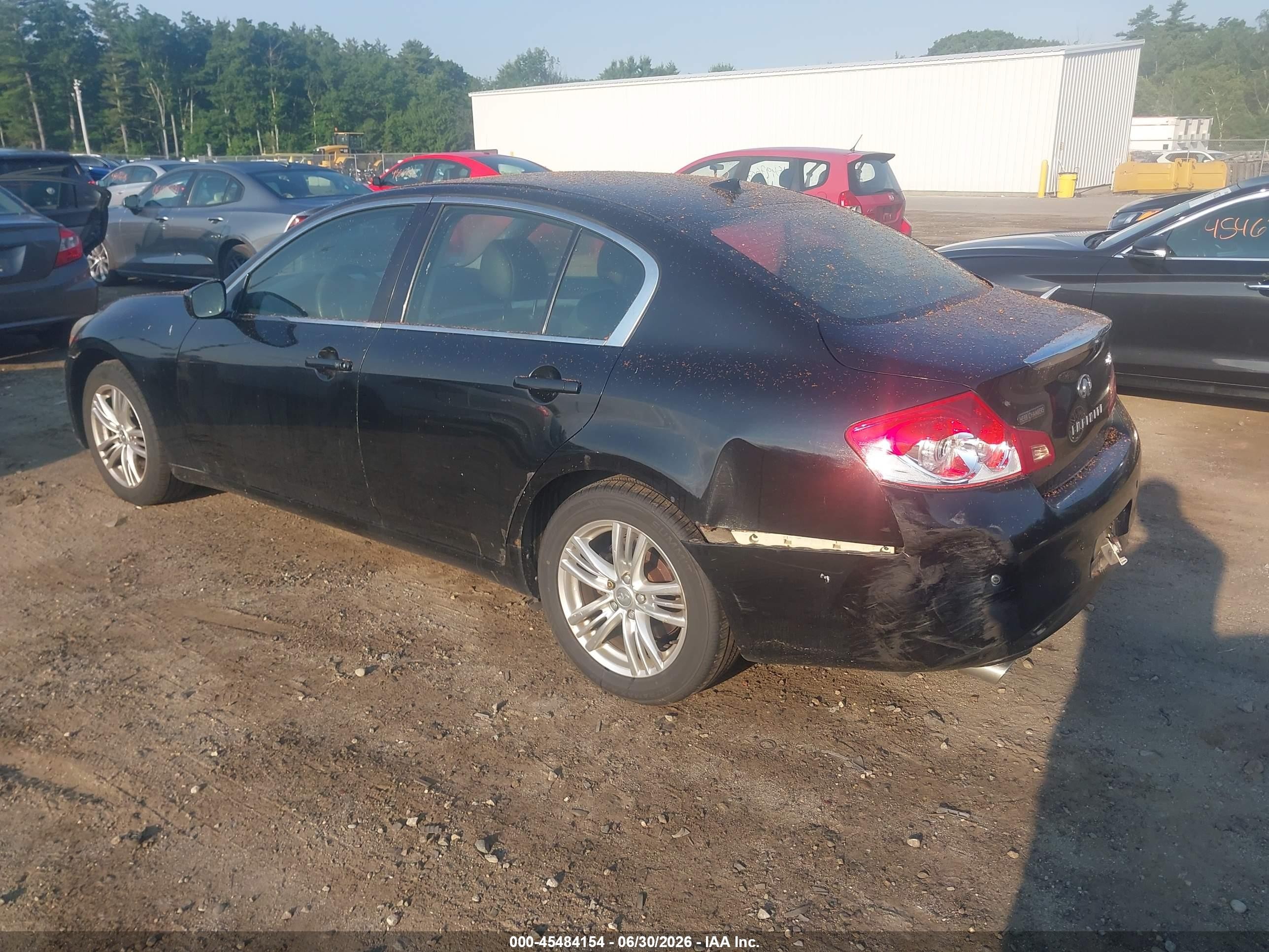2012 Infiniti G37x   Black vin: JN1CV6AR4CM677017
