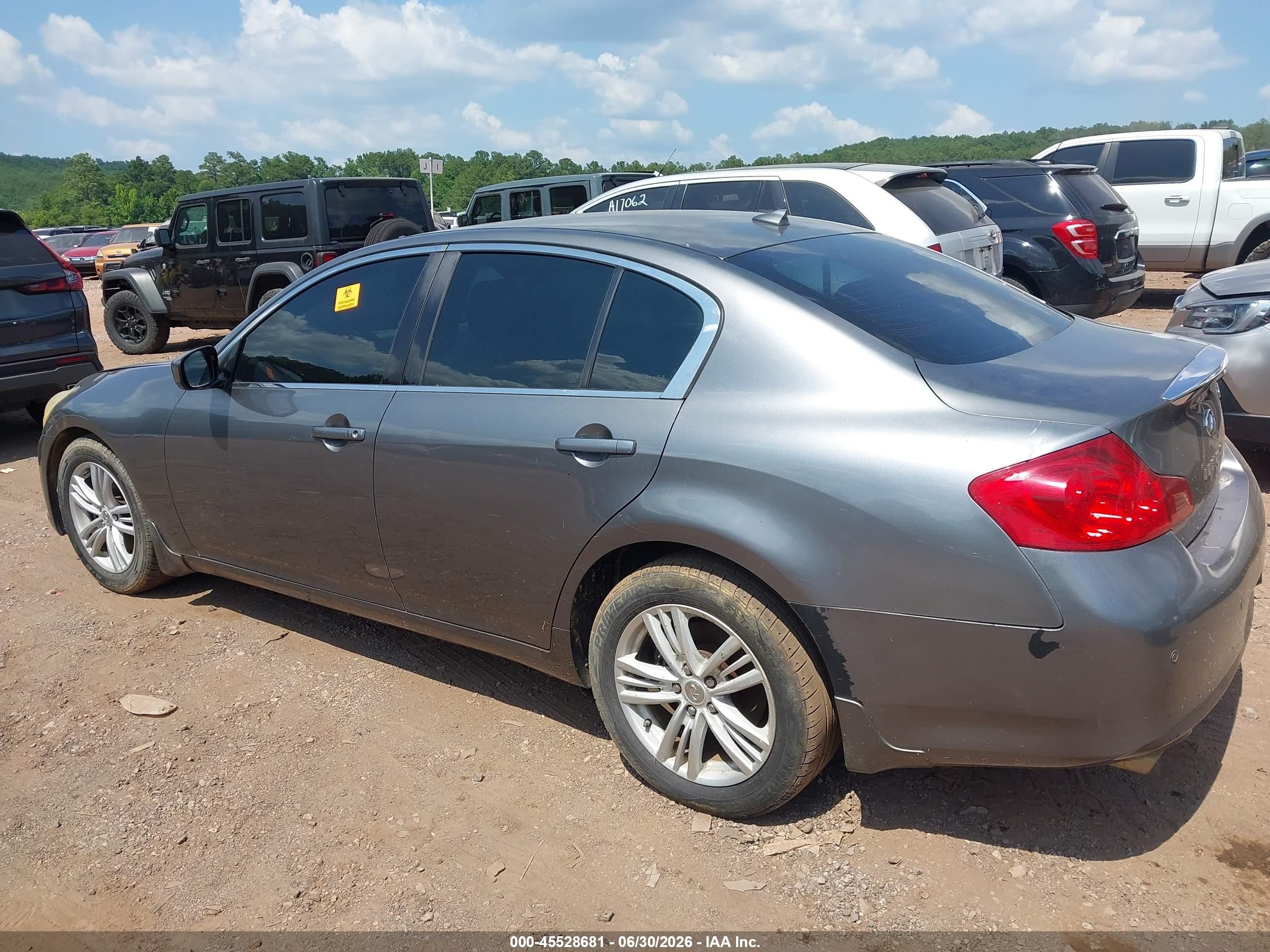 2012 Infiniti G37x   Black vin: JN1CV6AR4CM678457