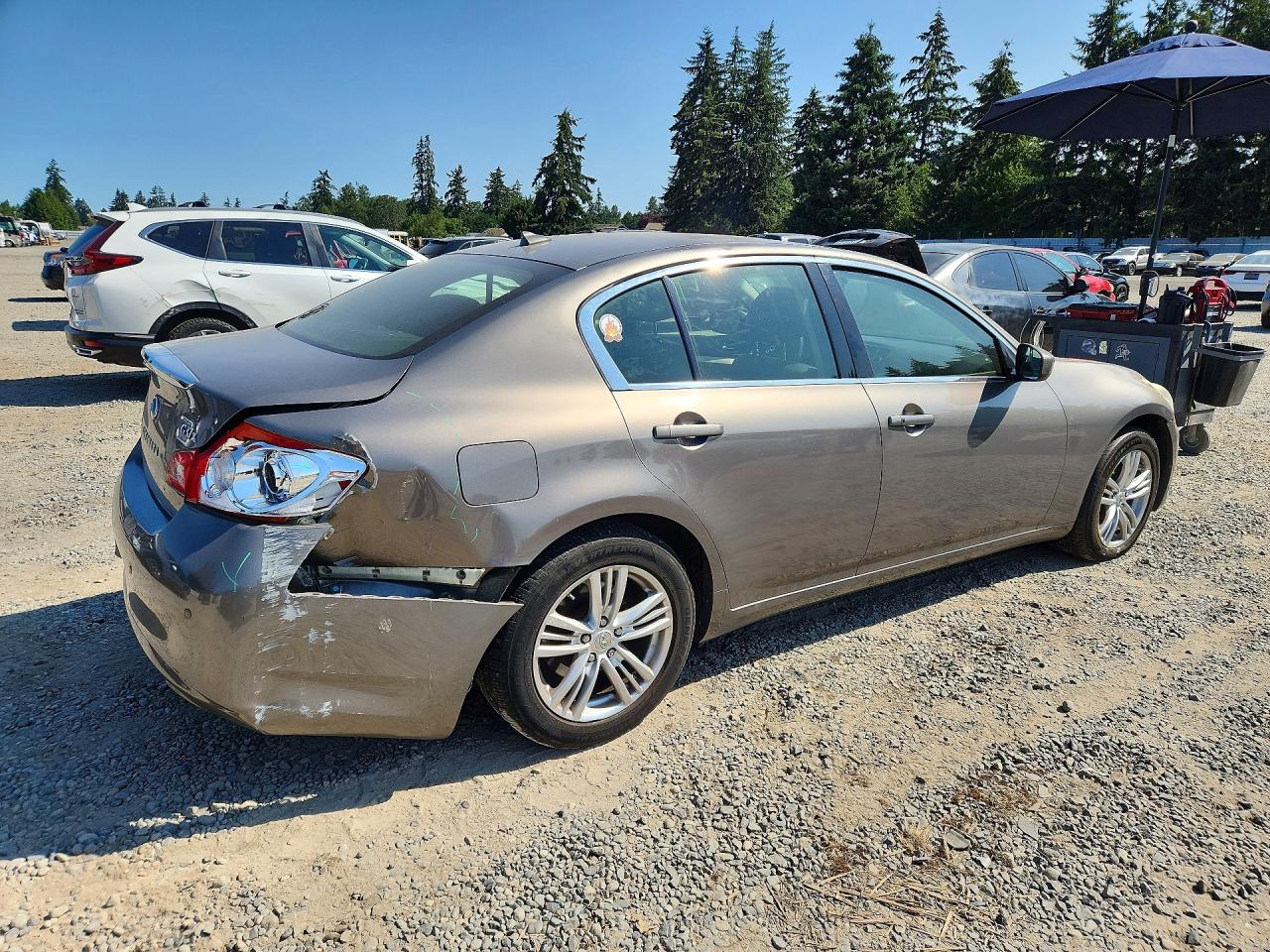 2012 Infiniti G37 Sedan X Silver vin: JN1CV6AR4CM682671