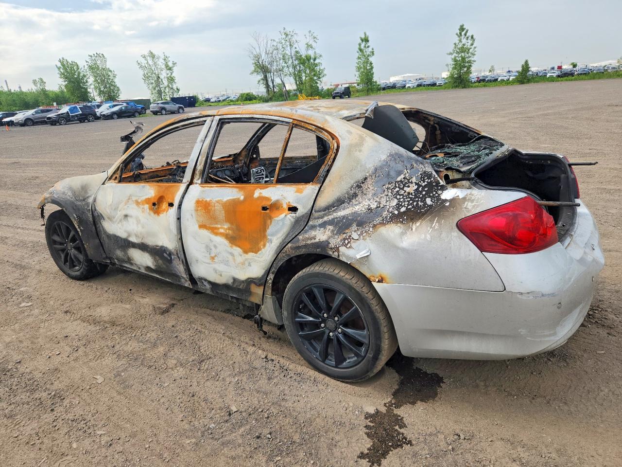 2012 Infiniti G37 Sedan Burn vin: JN1CV6AR4CM682900