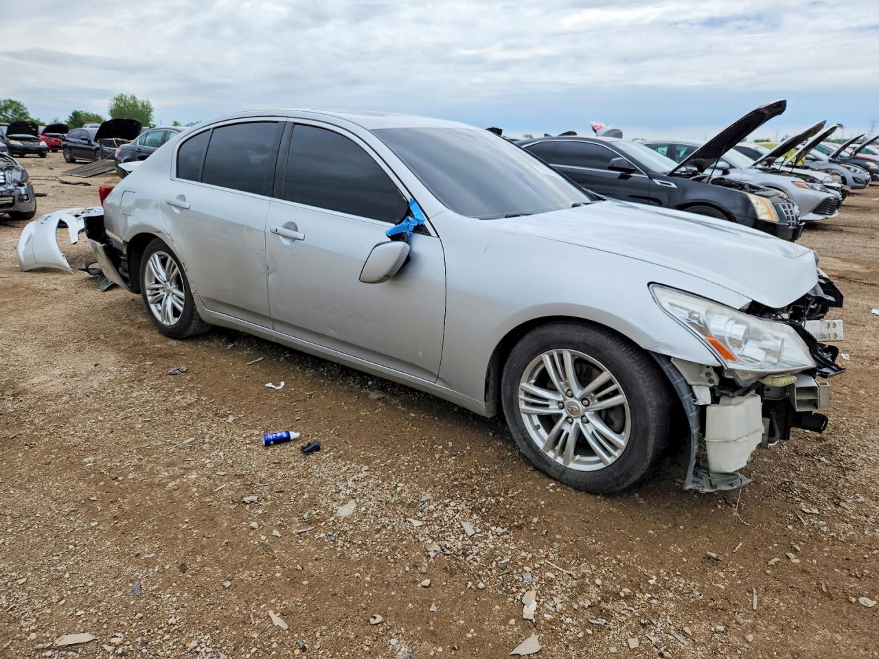 2012 Infiniti G37 Sedan X Silver vin: JN1CV6AR4CM970965