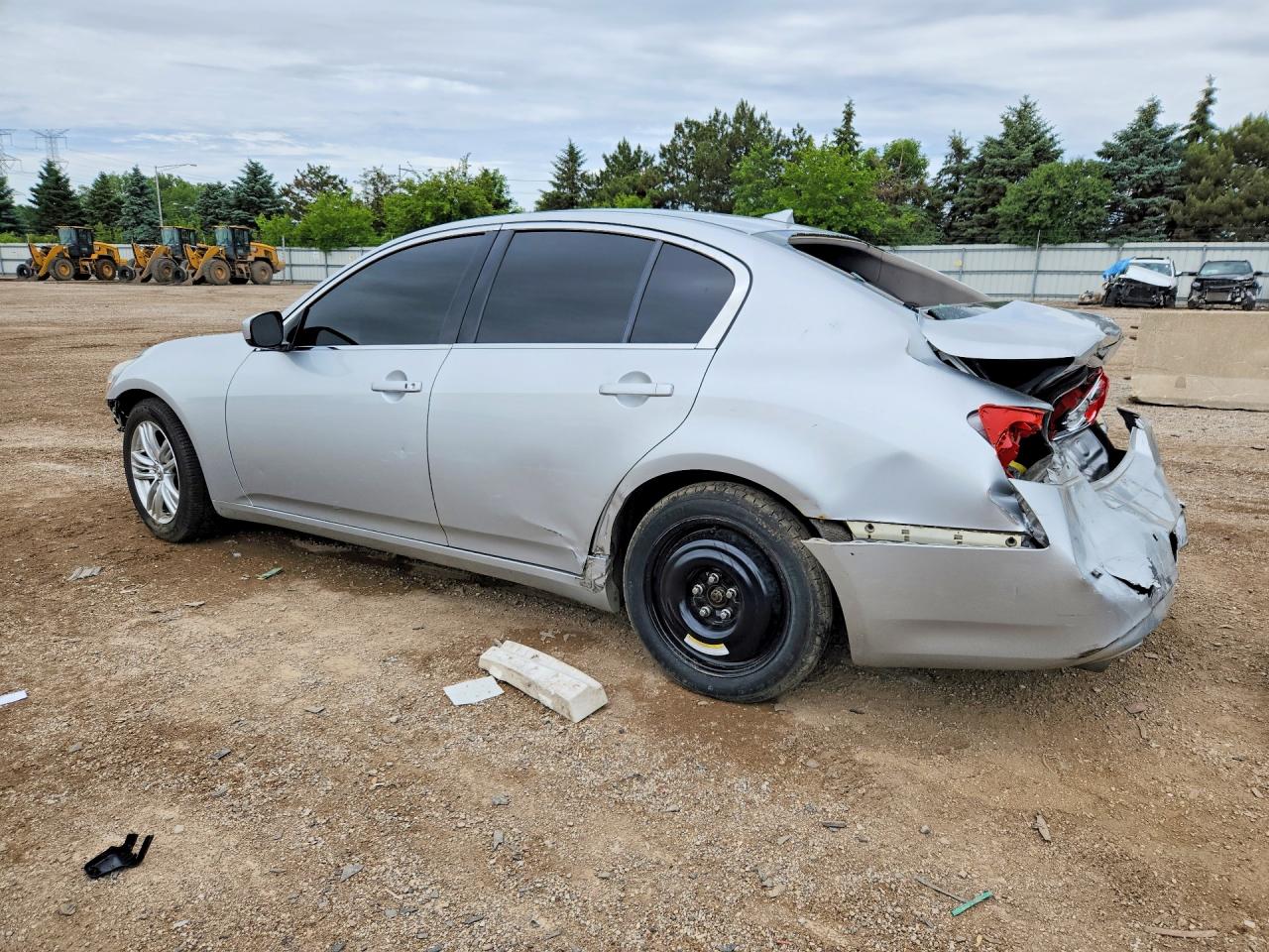 2012 Infiniti G37 Sedan X Silver vin: JN1CV6AR4CM970965