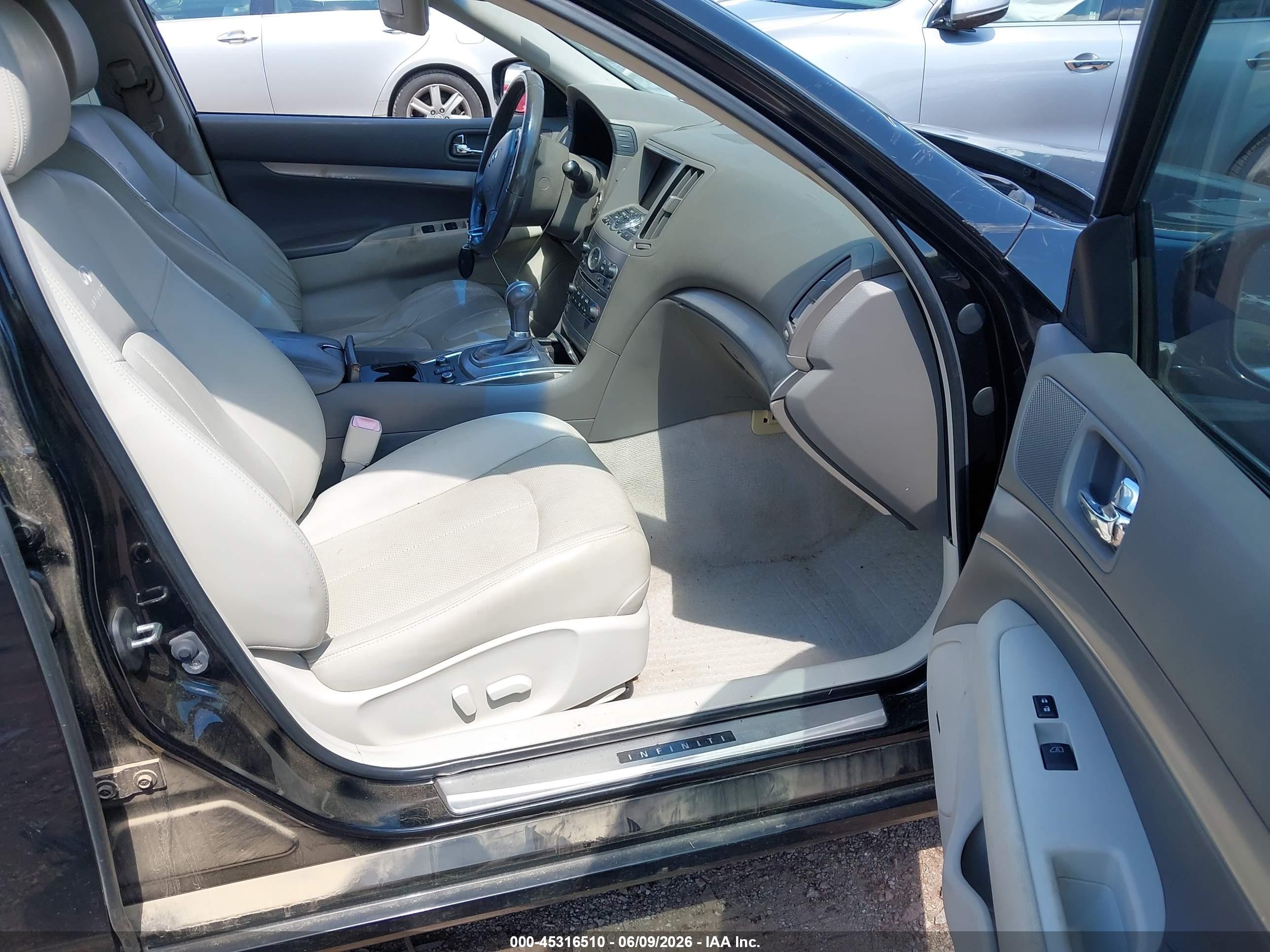 2012 Infiniti G37x   Black vin: JN1CV6AR4CM972568