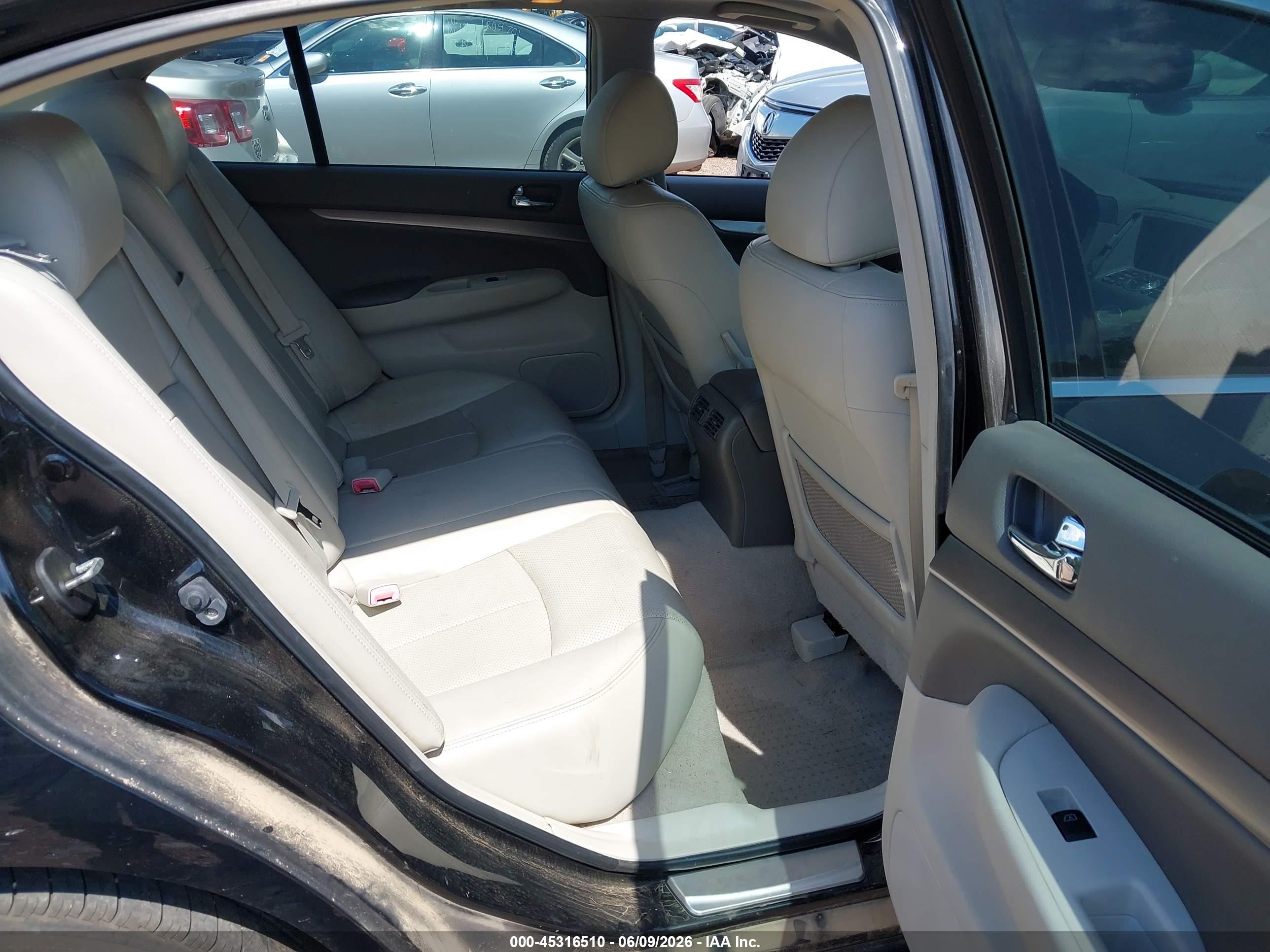 2012 Infiniti G37x   Black vin: JN1CV6AR4CM972568
