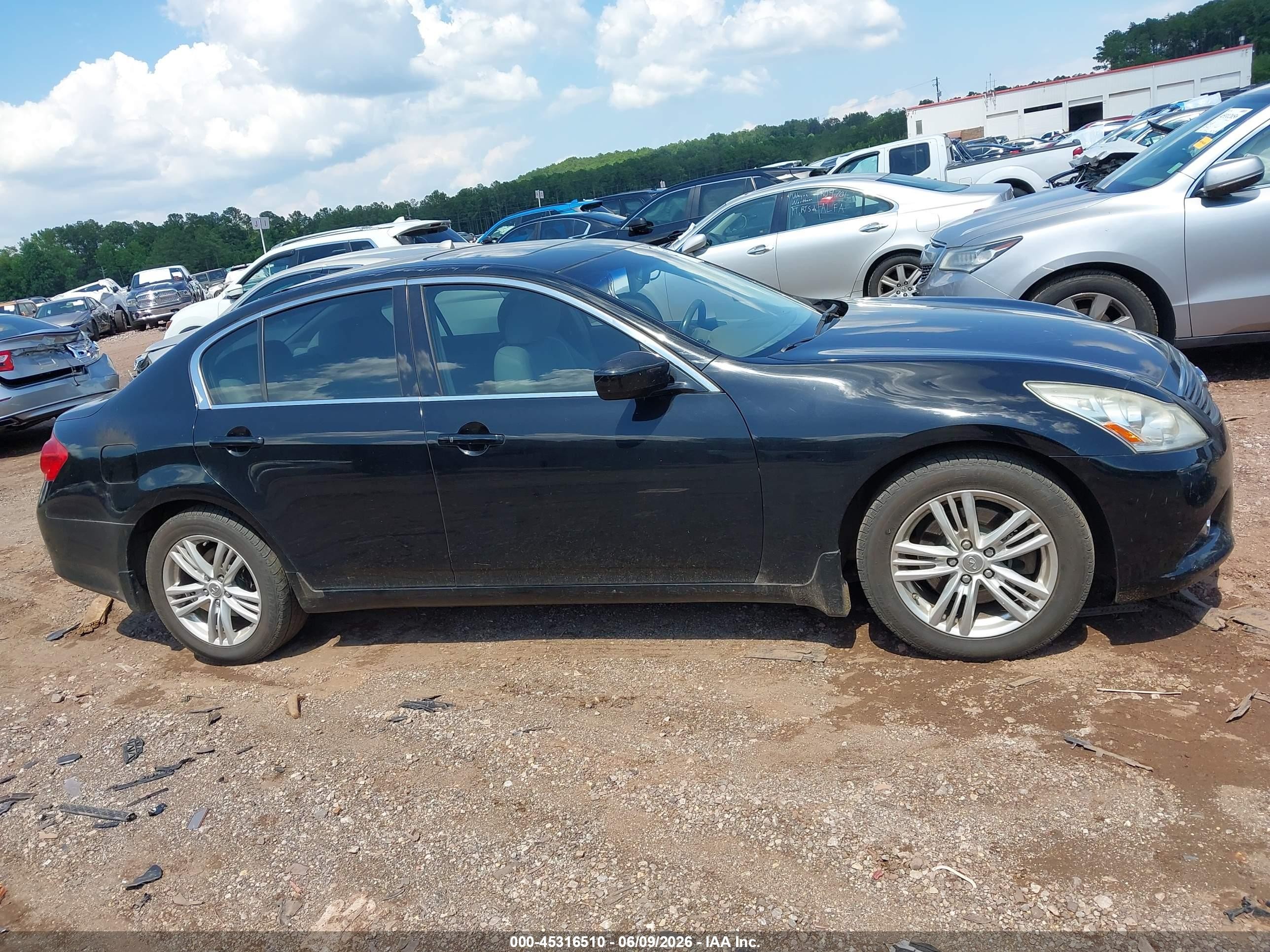 2012 Infiniti G37x   Black vin: JN1CV6AR4CM972568