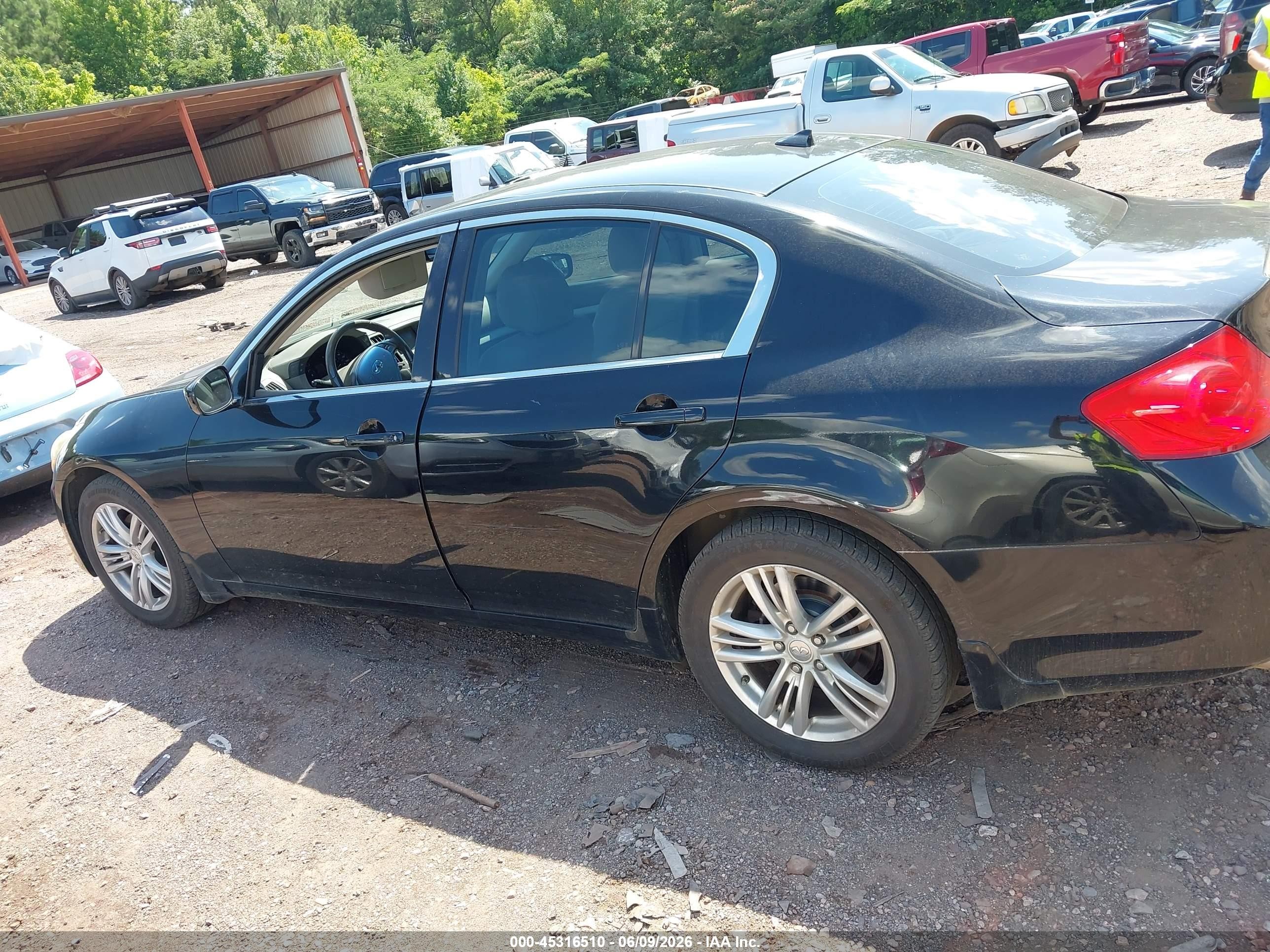 2012 Infiniti G37x   Black vin: JN1CV6AR4CM972568